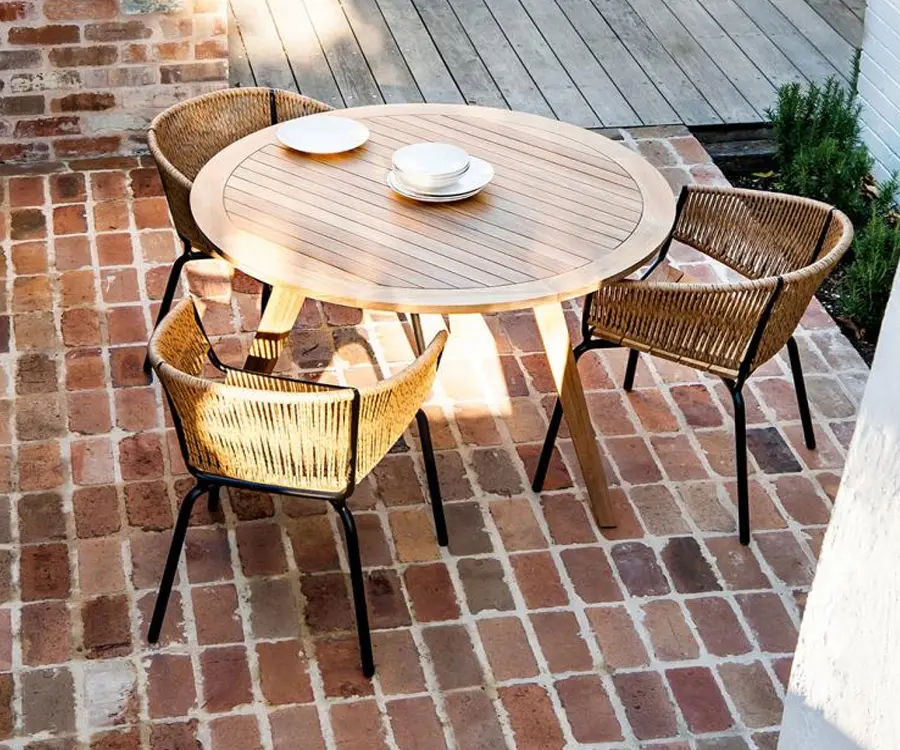 Design Pergola - Aren Rectangular Dining Table - Natural Teak