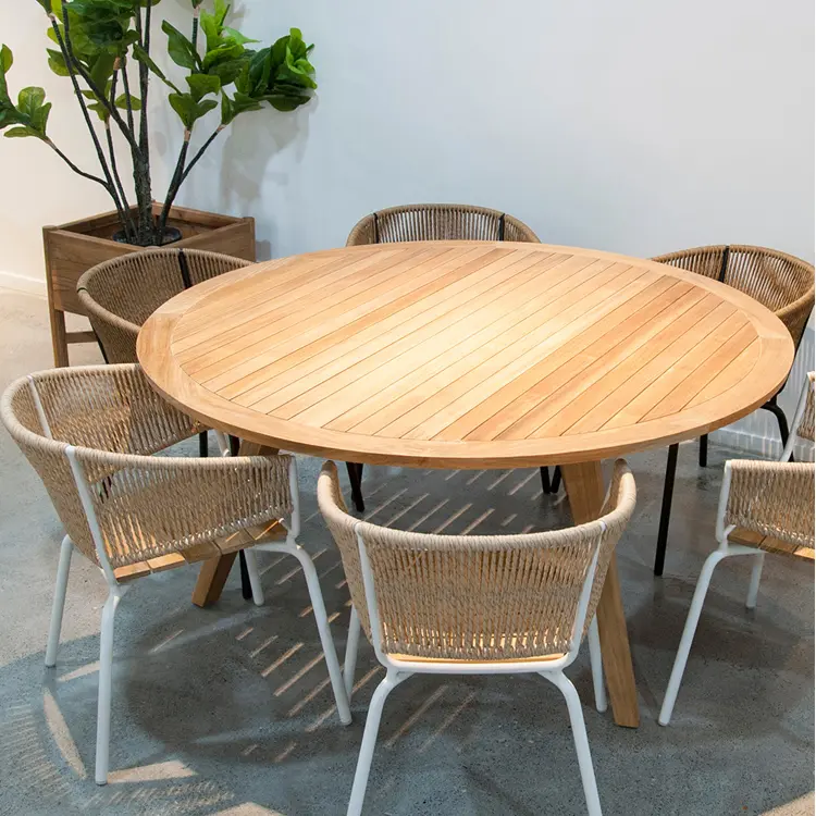 Design Pergola - Aren Rectangular Dining Table - Natural Teak