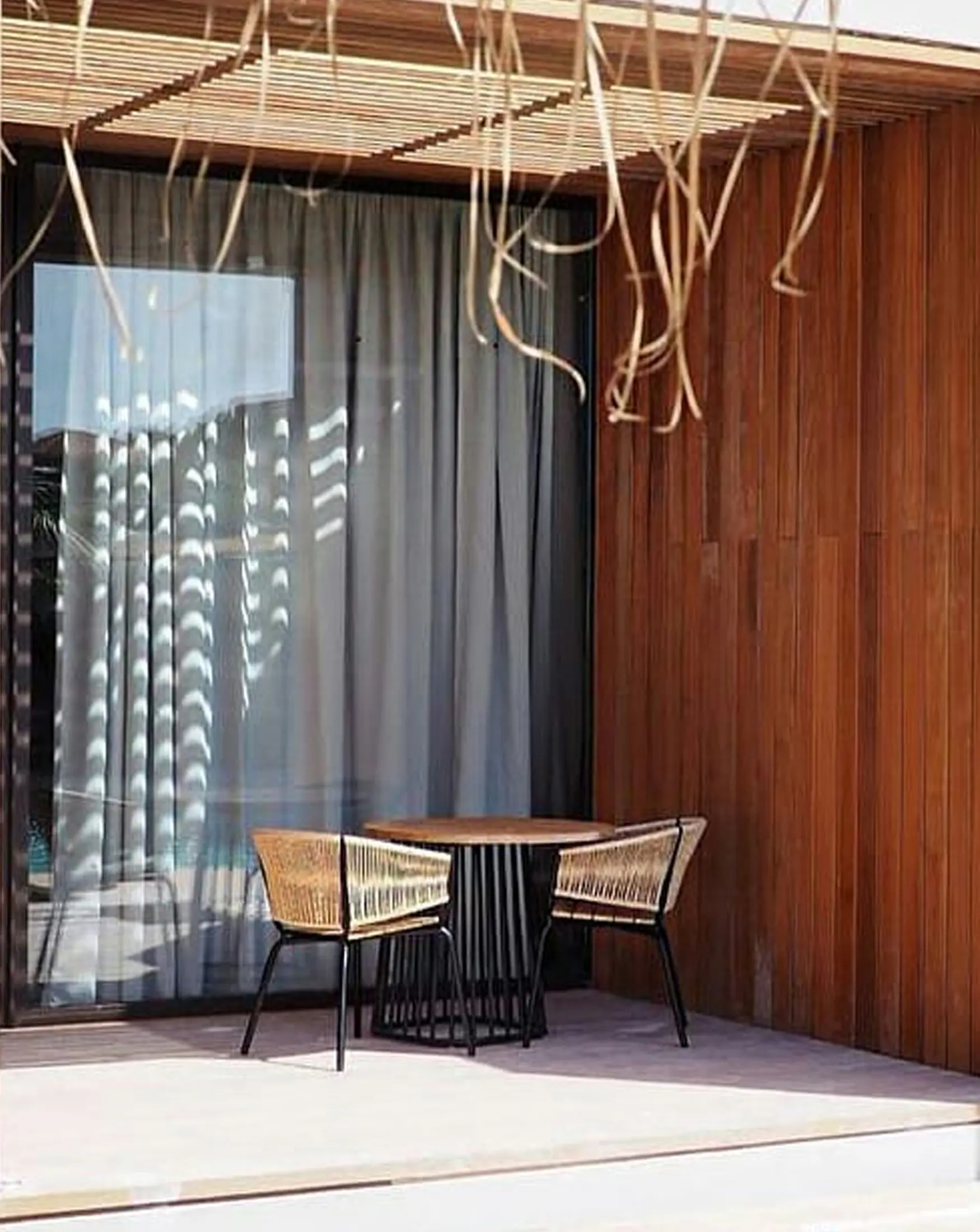 Design Pergola - Lake Bar Stool - Teak Seat