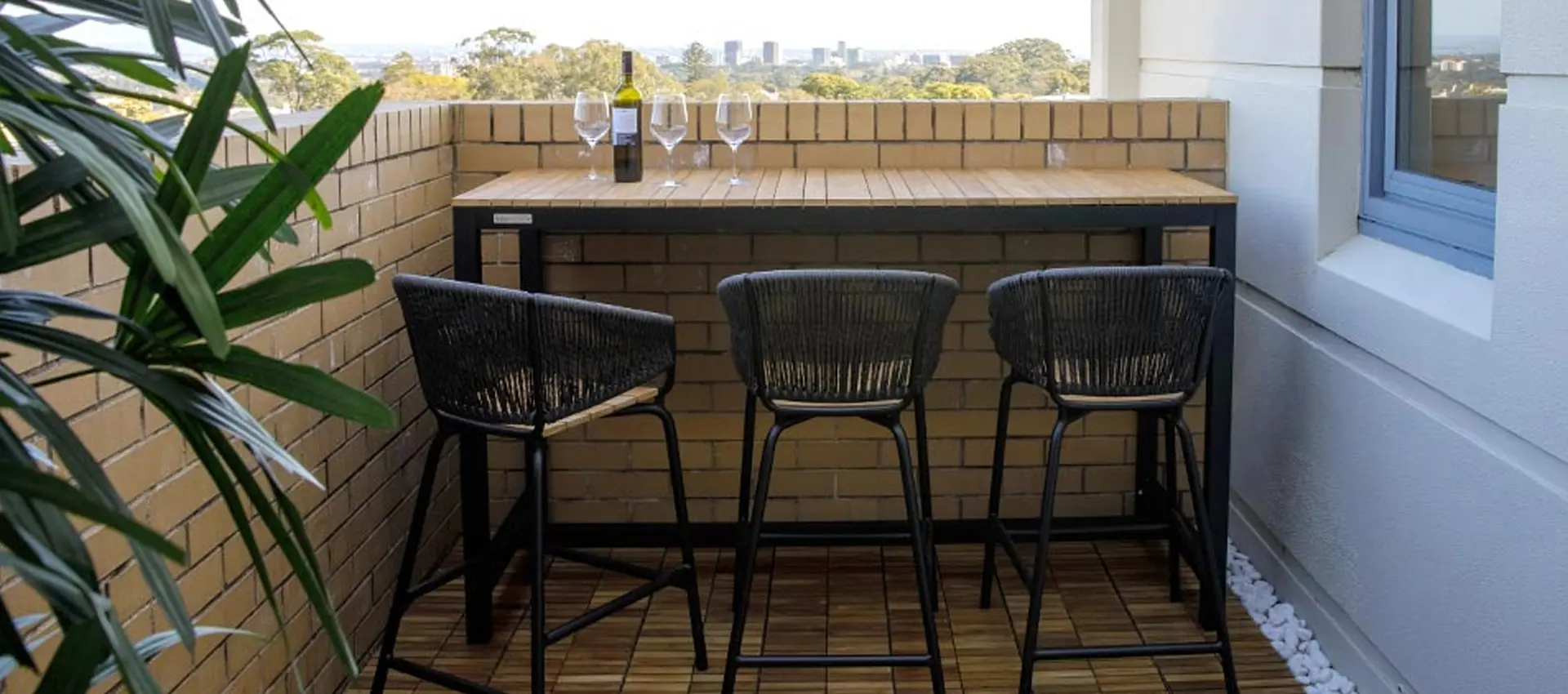 Design Pergola - Lake Bar Stool - Teak Seat