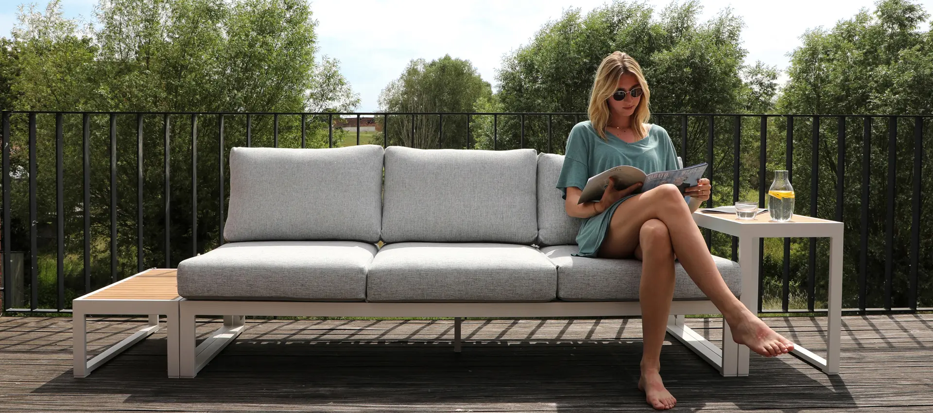 Design Pergola - Lyon Sofa - Sun Lounger