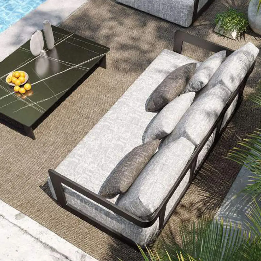Design Pergola - Mars ALU Corner Sofa, Left Corner