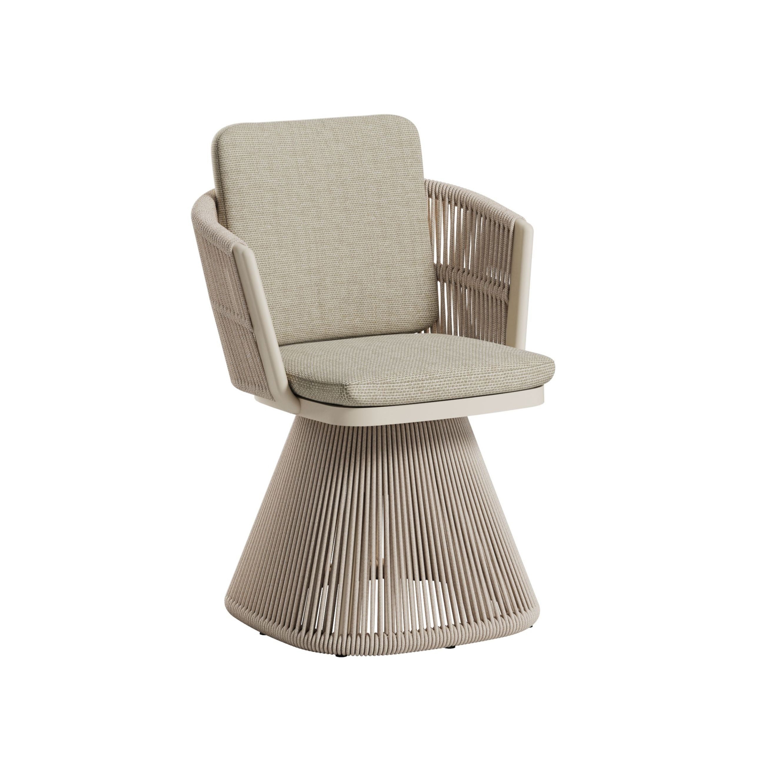 Mostrar el producto Seattle Swivel Dining Armchair, Sand Frame del fabricante Design Pergola