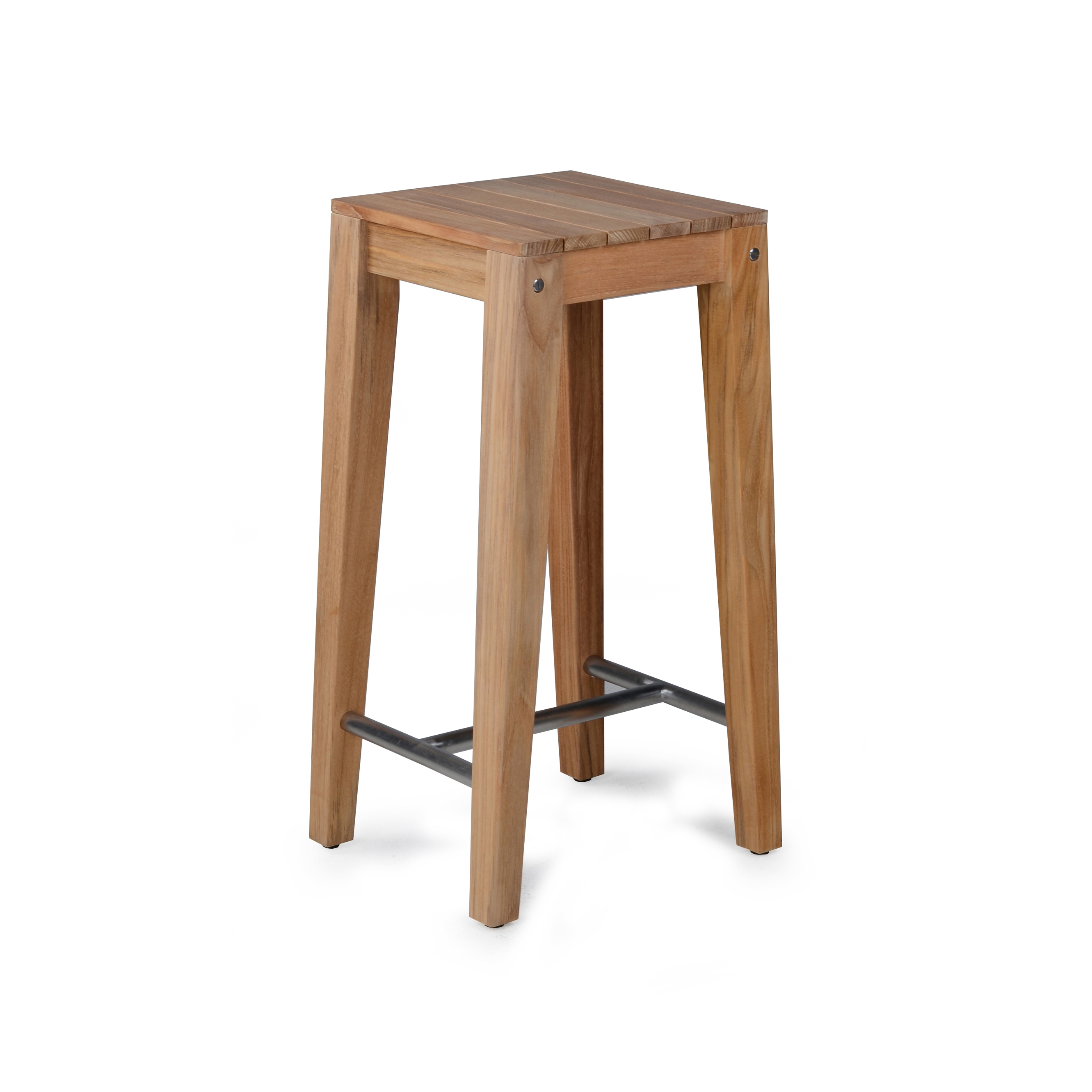 Display product Aren Bar Stool - Natural Teak from manufacturer Design Pergola