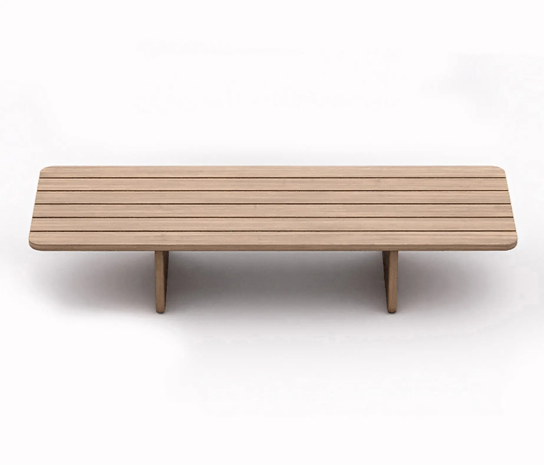 Design Pergola - Cross Low Coffee Table - Natural Teak