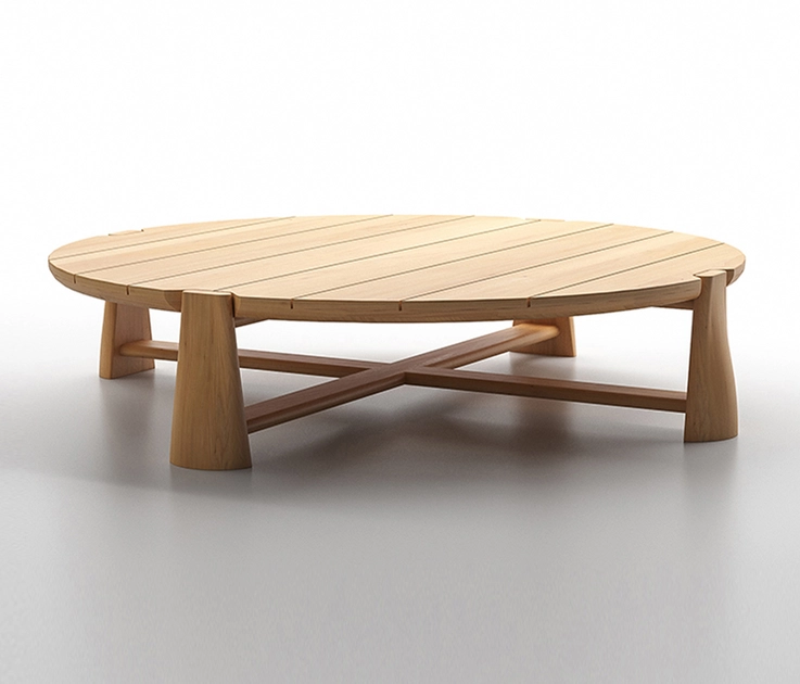 EMPEROR ROUND COFFEE TABLE D122XH35.5CM - Coffee tables from Design ...