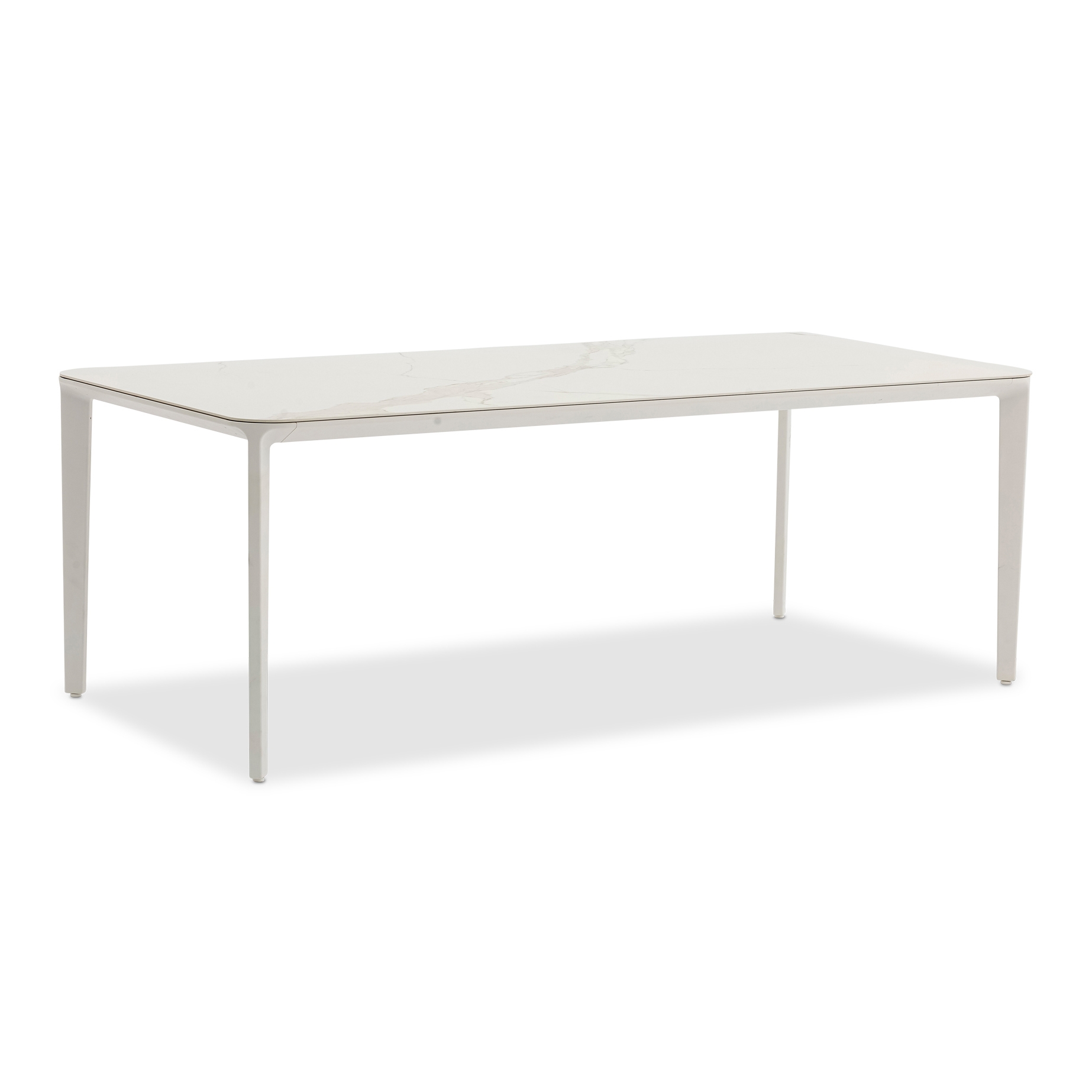 Fener Dining Table 240x100cm, Mocha - Sand Ceramic Top