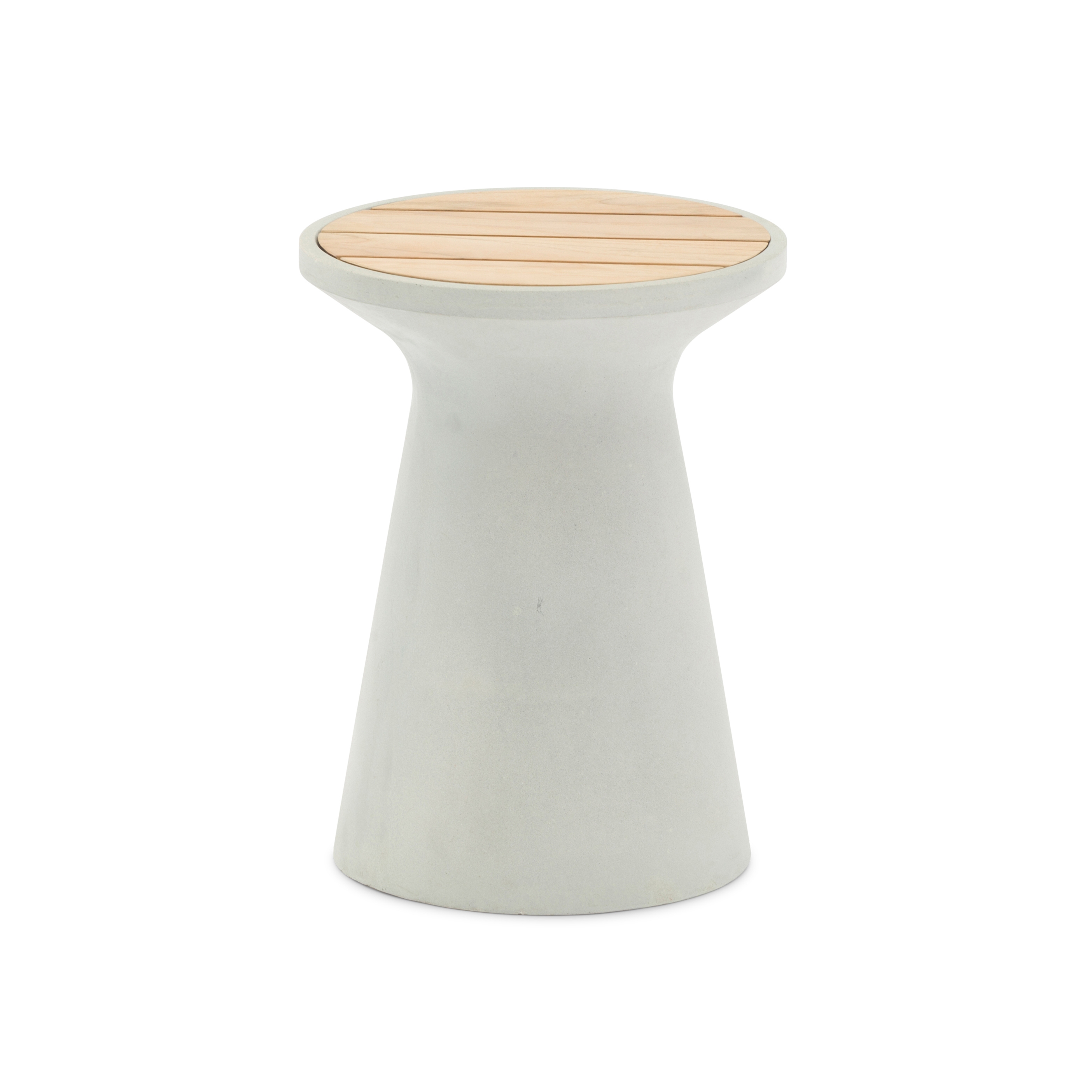 Afficher le produit Lille Side Table - Light Grey - Teak du fabricant Design Pergola