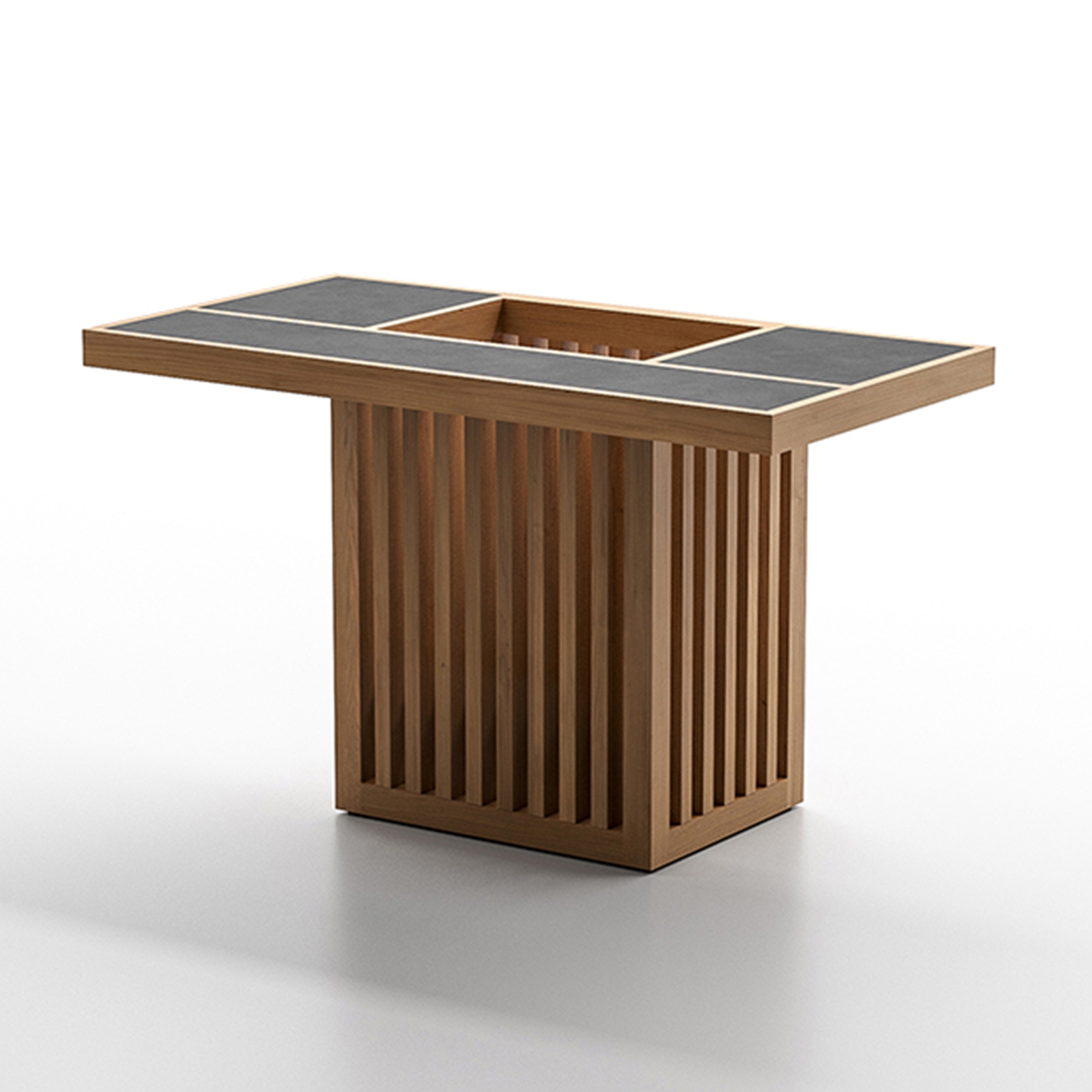 Display product Malibu Rectangular Sofa Side Table 85x45xH54cm from manufacturer Design Pergola