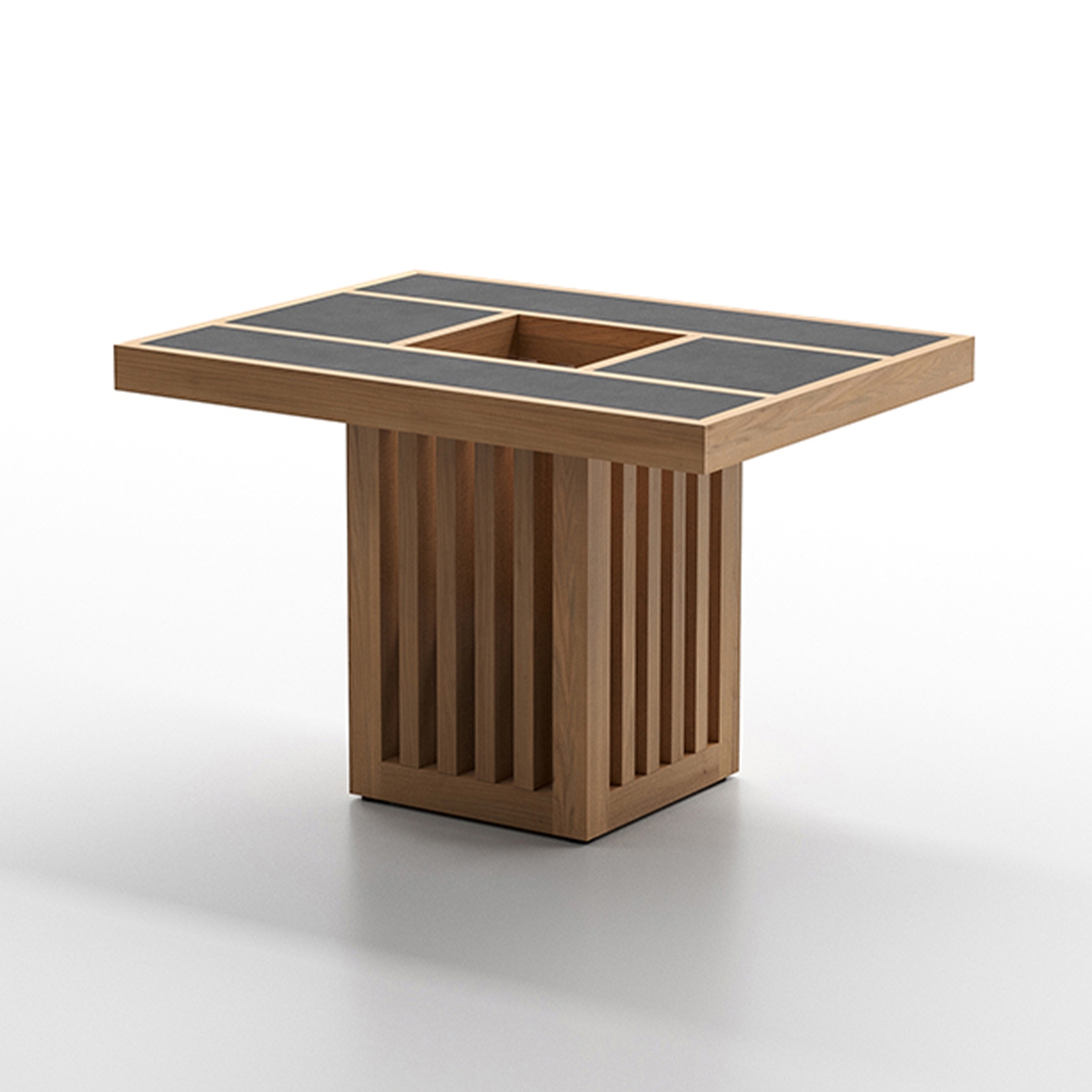 Display product Malibu Square Coffee Table 60x60xH40cm from manufacturer Design Pergola
