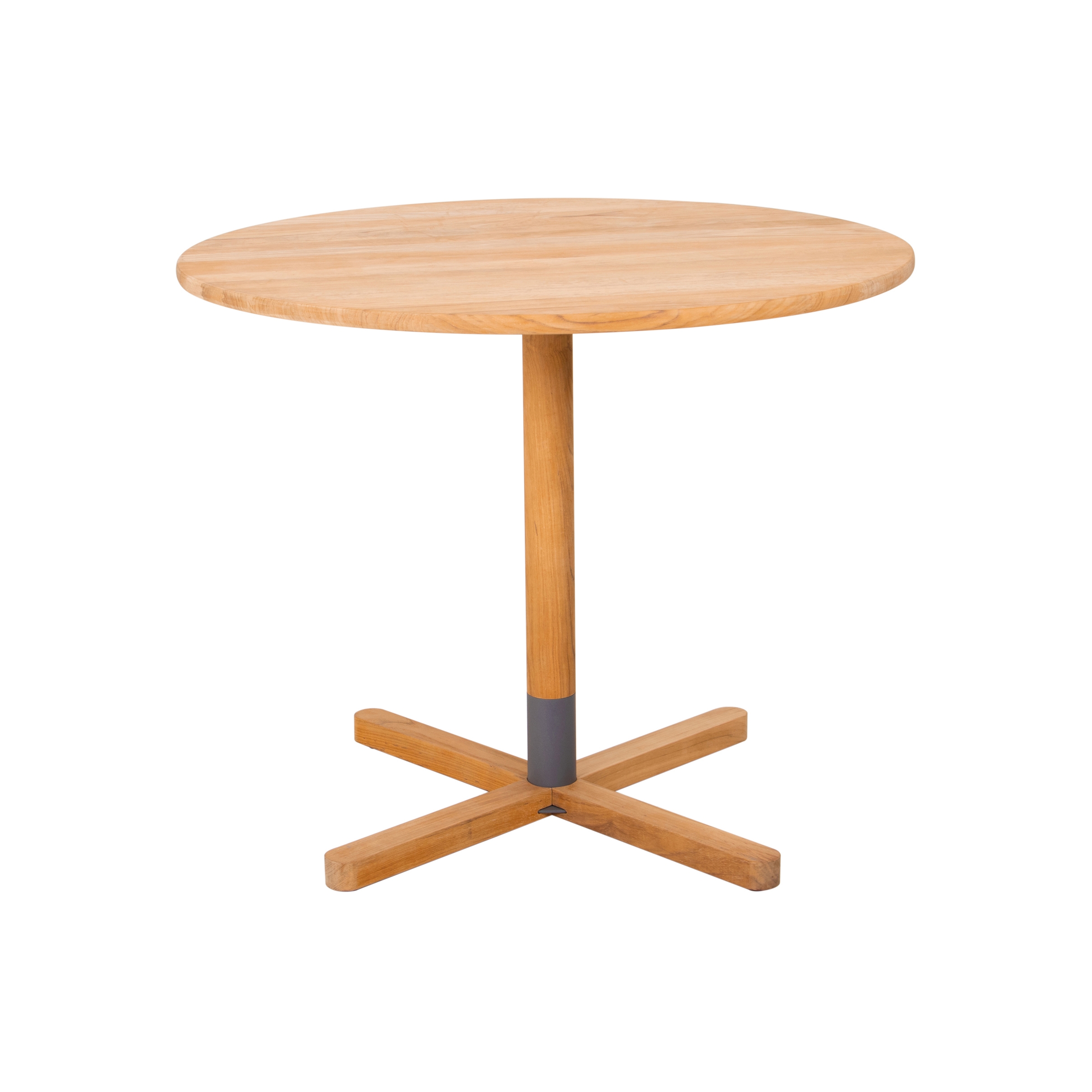 Display product Milano Pedestal Folding Table - Natural Teak from manufacturer Design Pergola