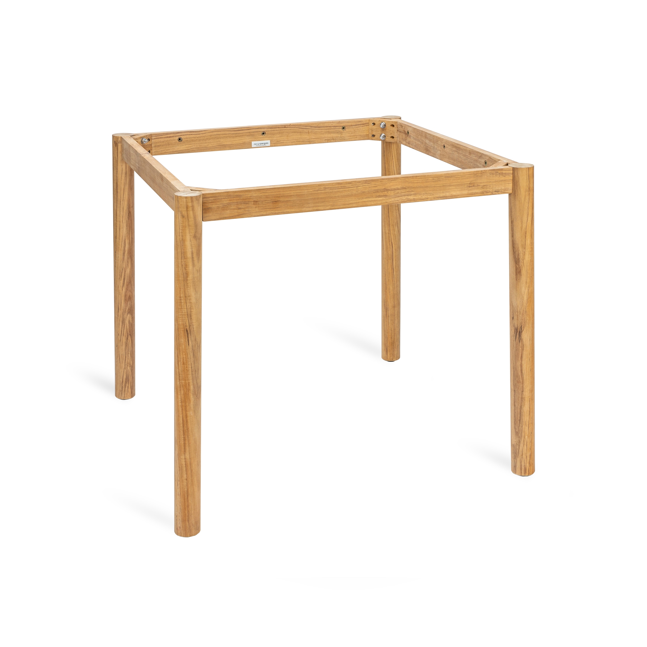 Display product Milano Teak Base for Dining Table 80x80cm - Natural Teak from manufacturer Design Pergola