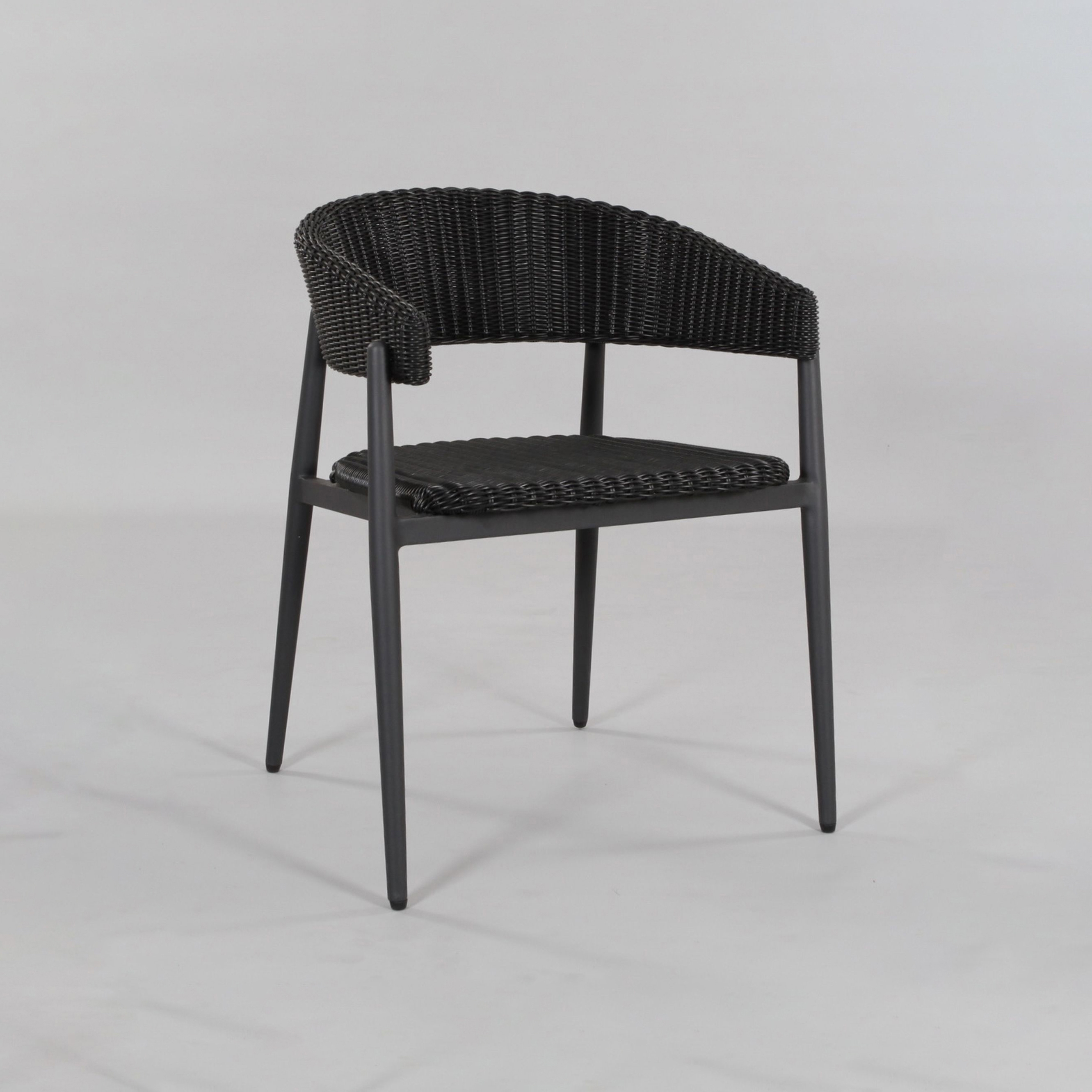 Display product Olivia ALU Dining Armchair, Charcoal from manufacturer Design Pergola