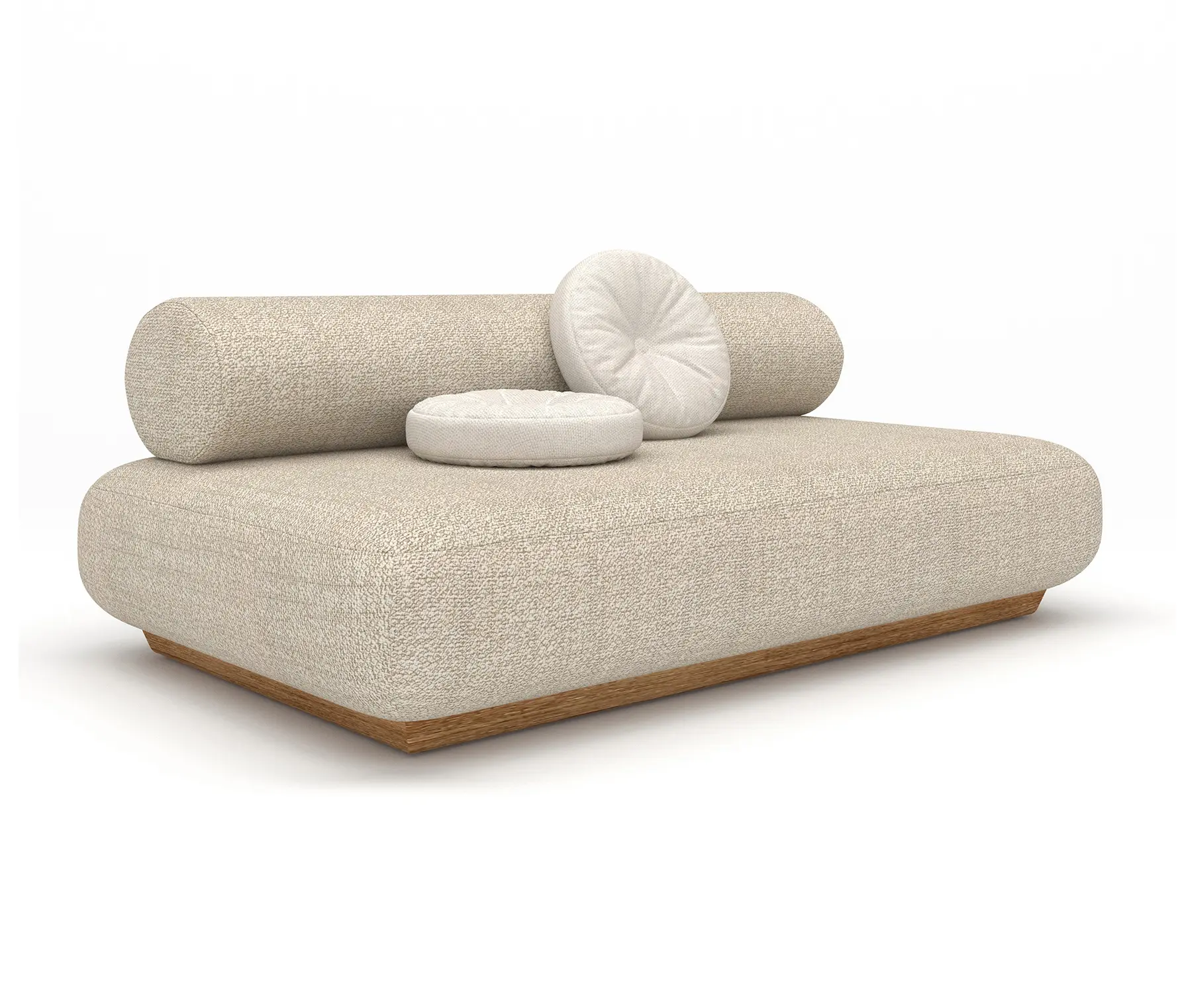 Design Pergola - Paloma Teak 2-Seater Modular Sofa