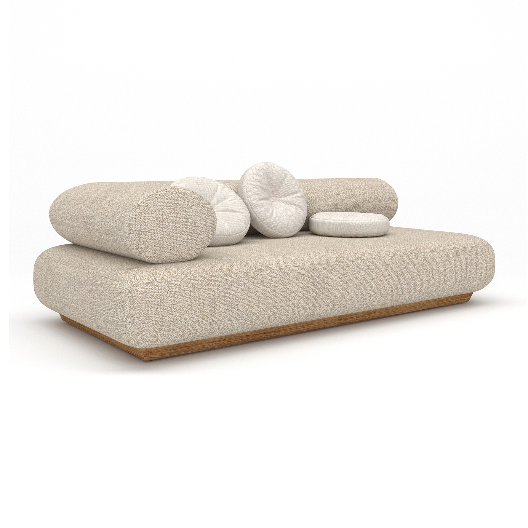 Display product Paloma Teak 3-Seater Modular Sofa, Right Arm from manufacturer Design Pergola
