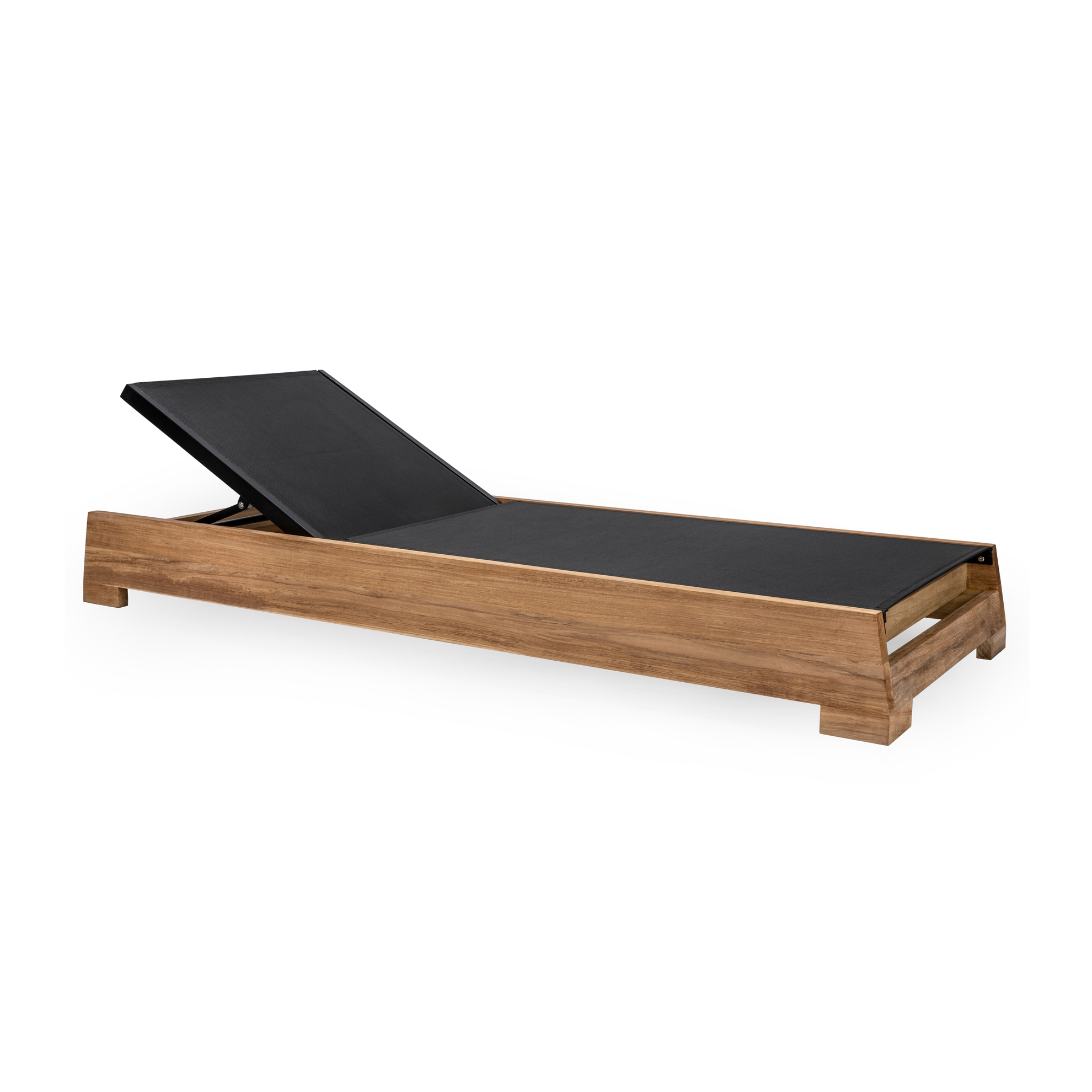 Display product Roxy Lounger - Natural Teak from manufacturer Design Pergola