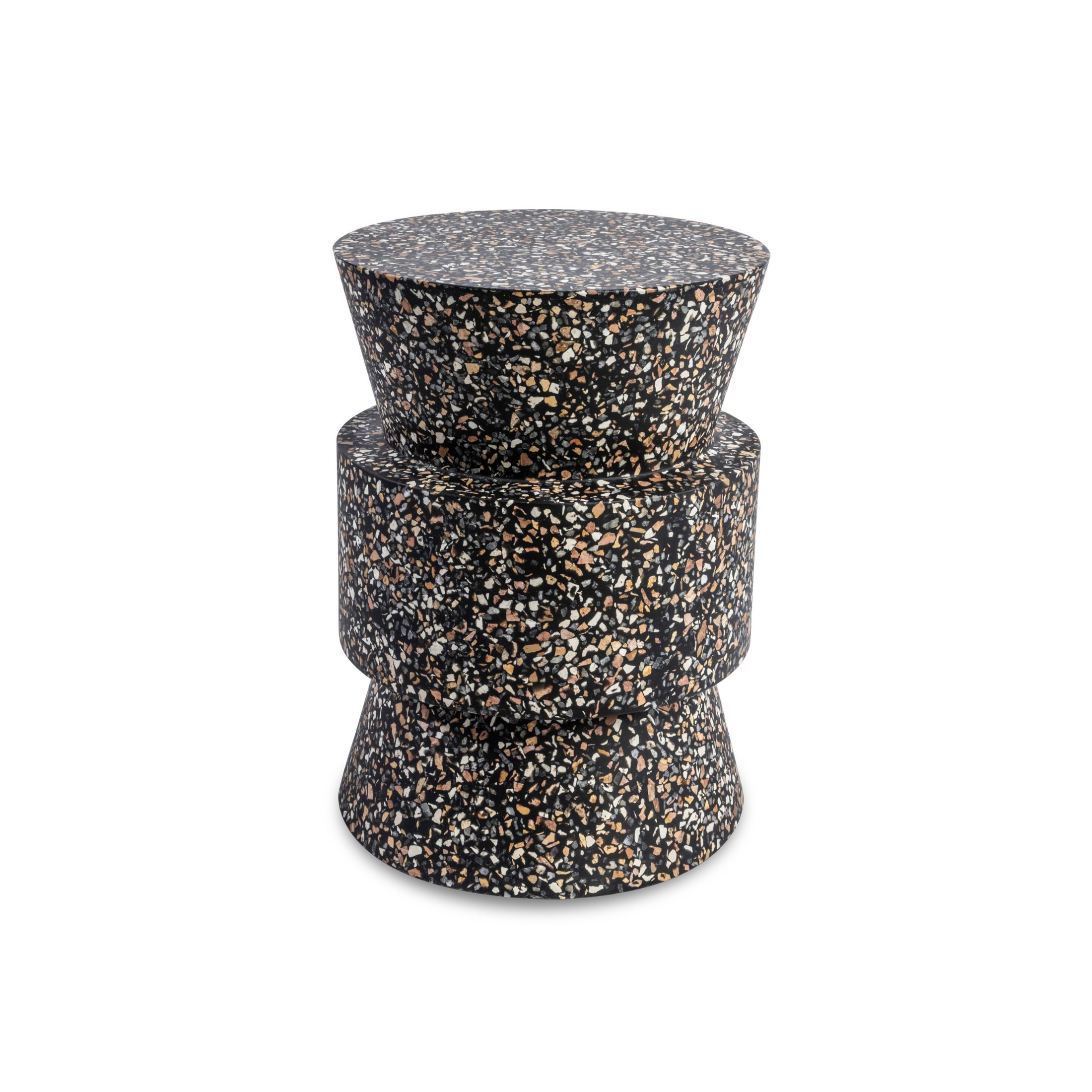 Produkt Ruby Side Table D33xH46cm, Black Mosaic des Herstellers Design Pergola anzeigen