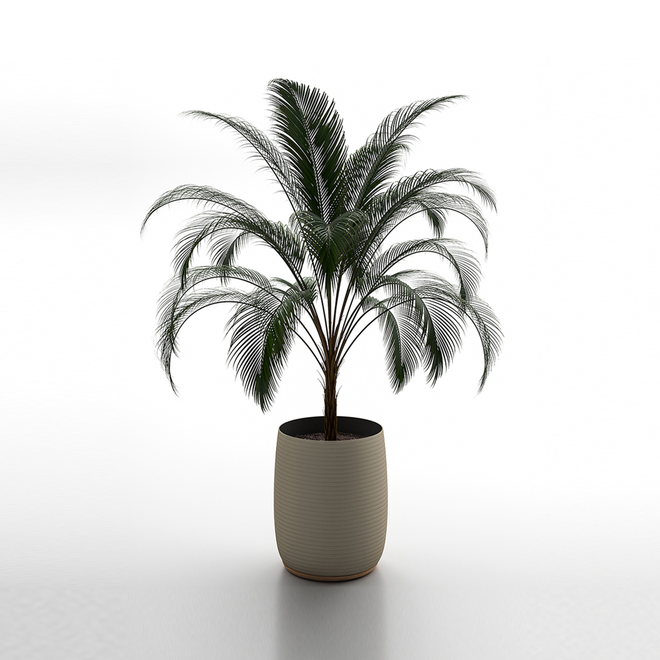Display product Selina Round Planter Thin 48 from manufacturer Design Pergola