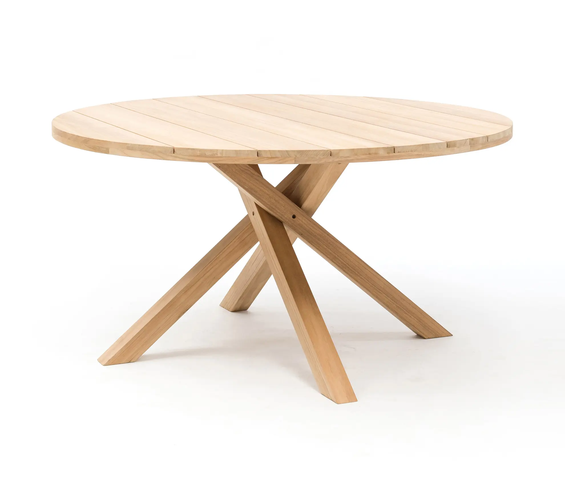 Design Pergola - Suva Dining Table D150cm - Natural Teak