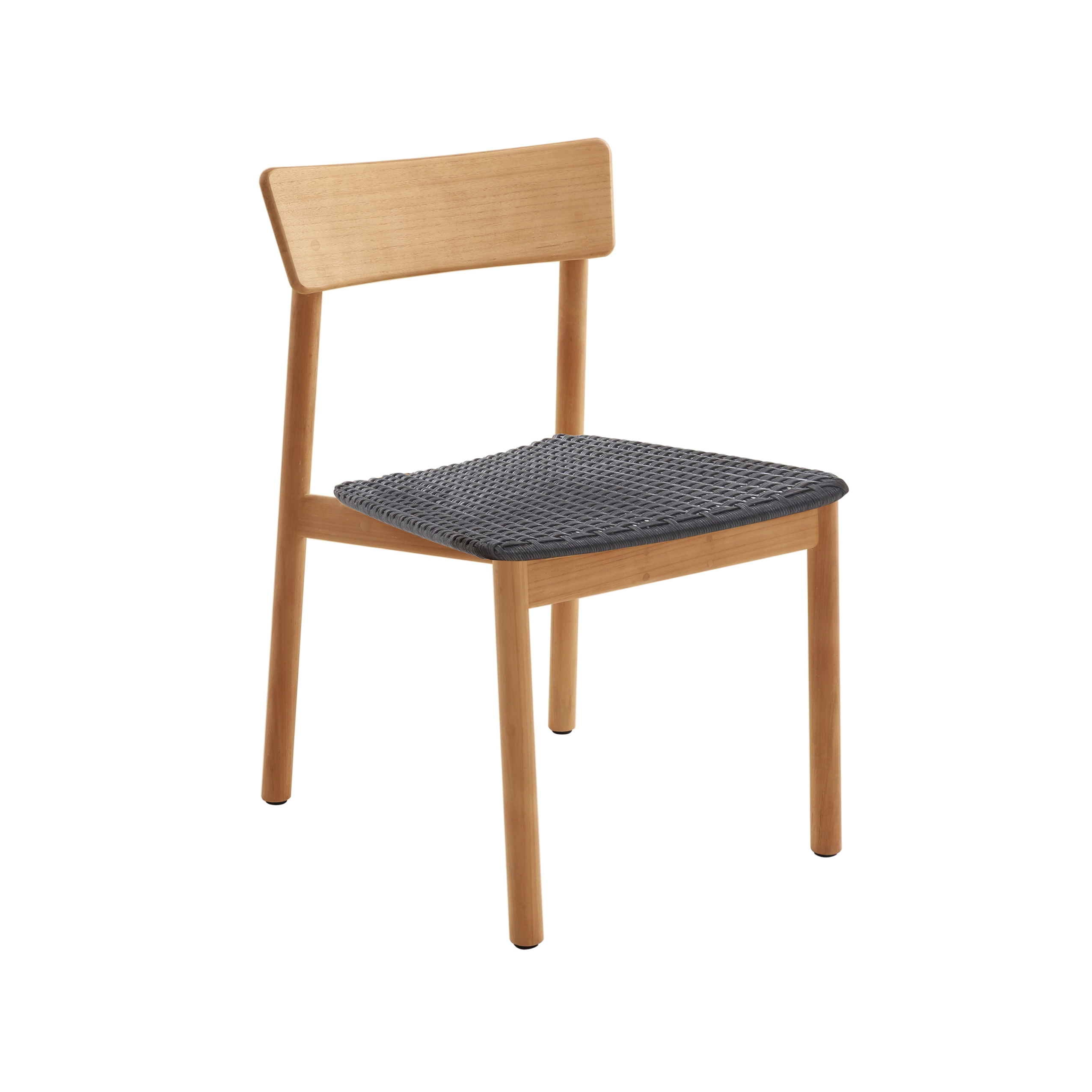 Mostrar el producto Vera Teak Chair, HDPE Wicker - Charcoal Loom del fabricante Design Pergola