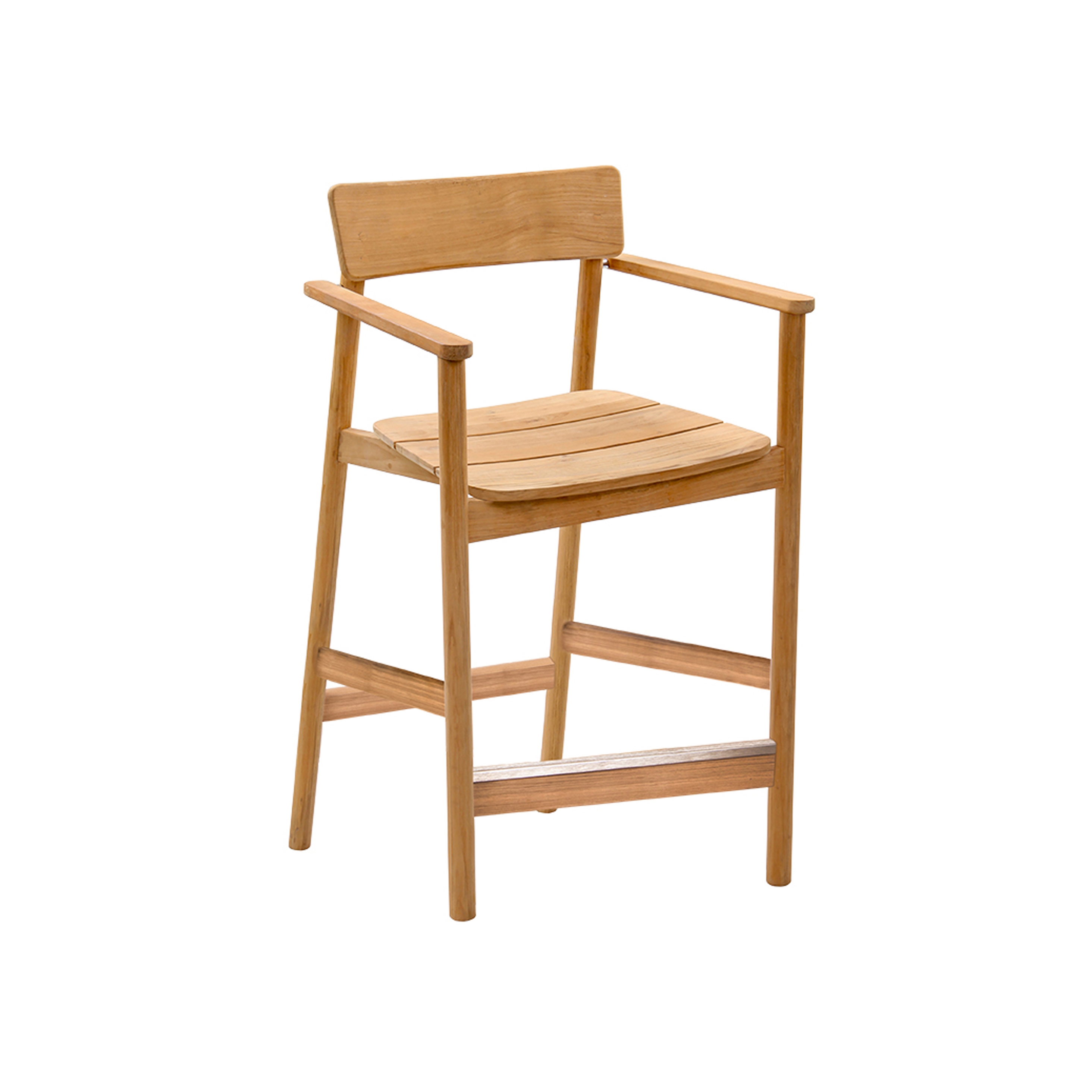 Display product Vera Teak Counter Stool - Natural Teak from manufacturer Design Pergola