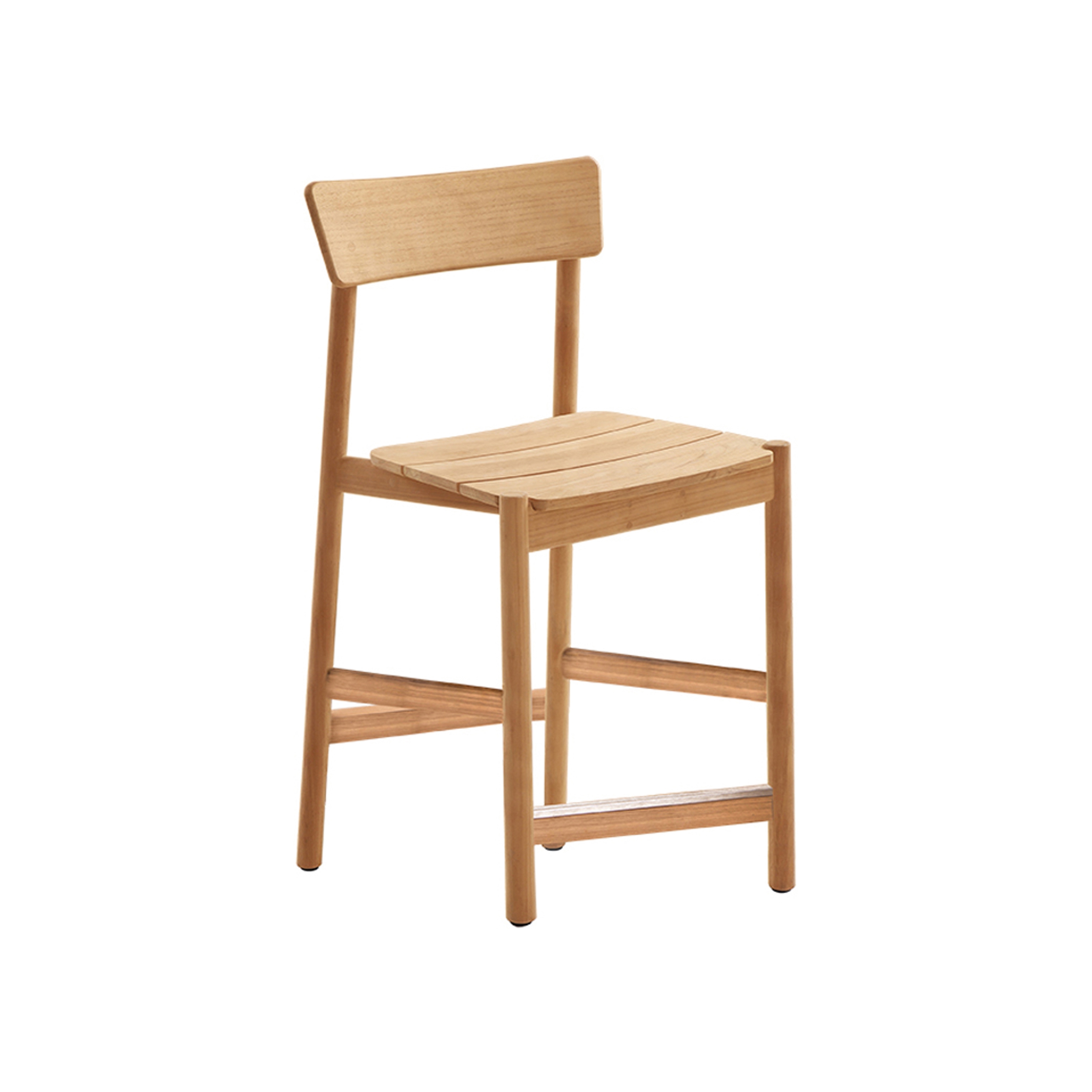 Display product Vera Teak Counter Stool, without Arms - Natural Teak from manufacturer Design Pergola