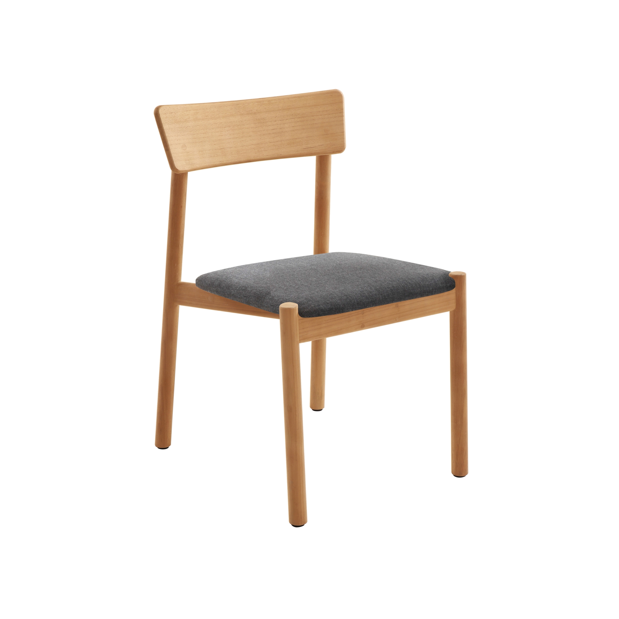 Display product Vera Teak Upholstered Chair - Natural Teak - Grey Cushions from manufacturer Design Pergola