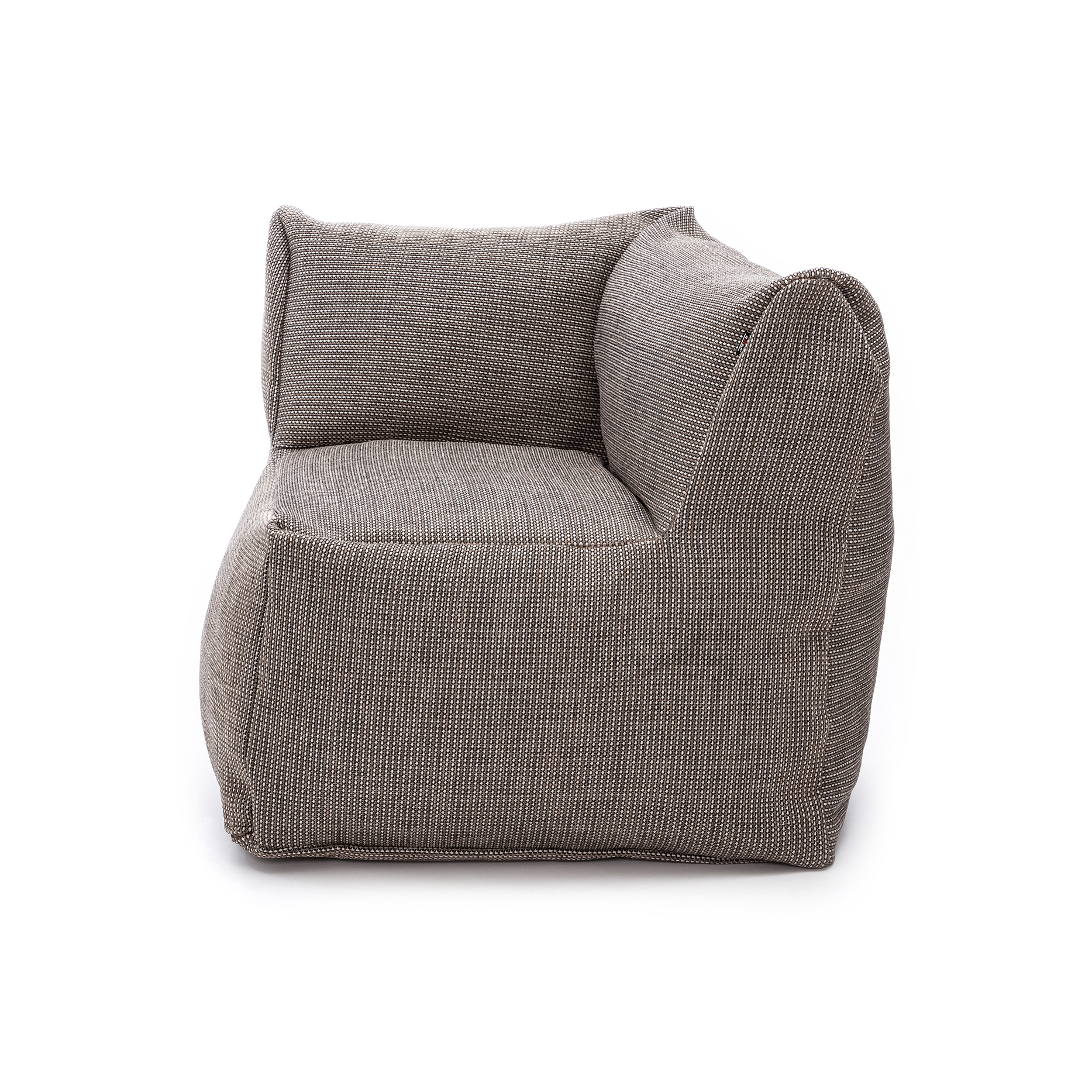 DOTTY Pouf Club Corner Extra Large Grey