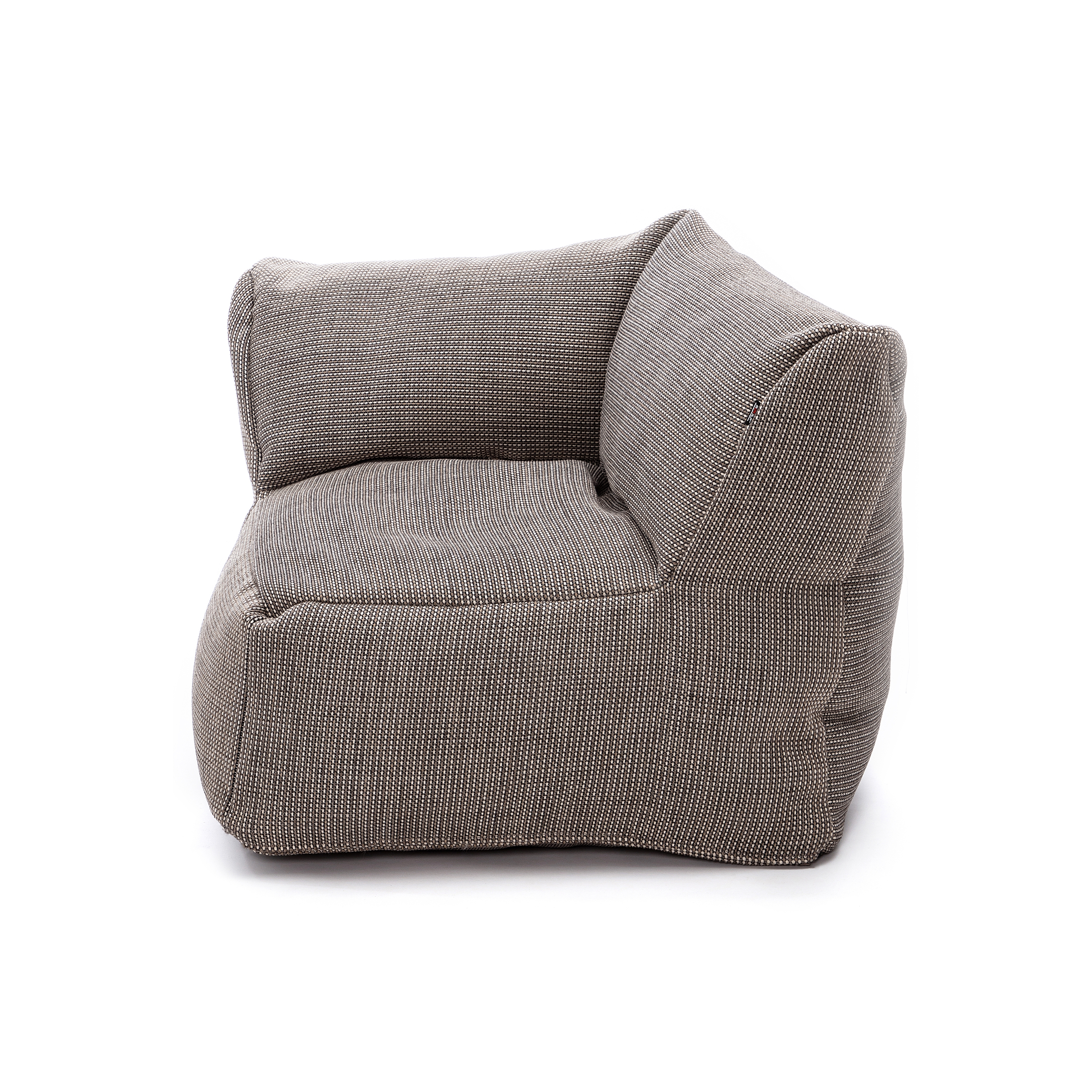 DOTTY Pouf Club Corner Medium Grey