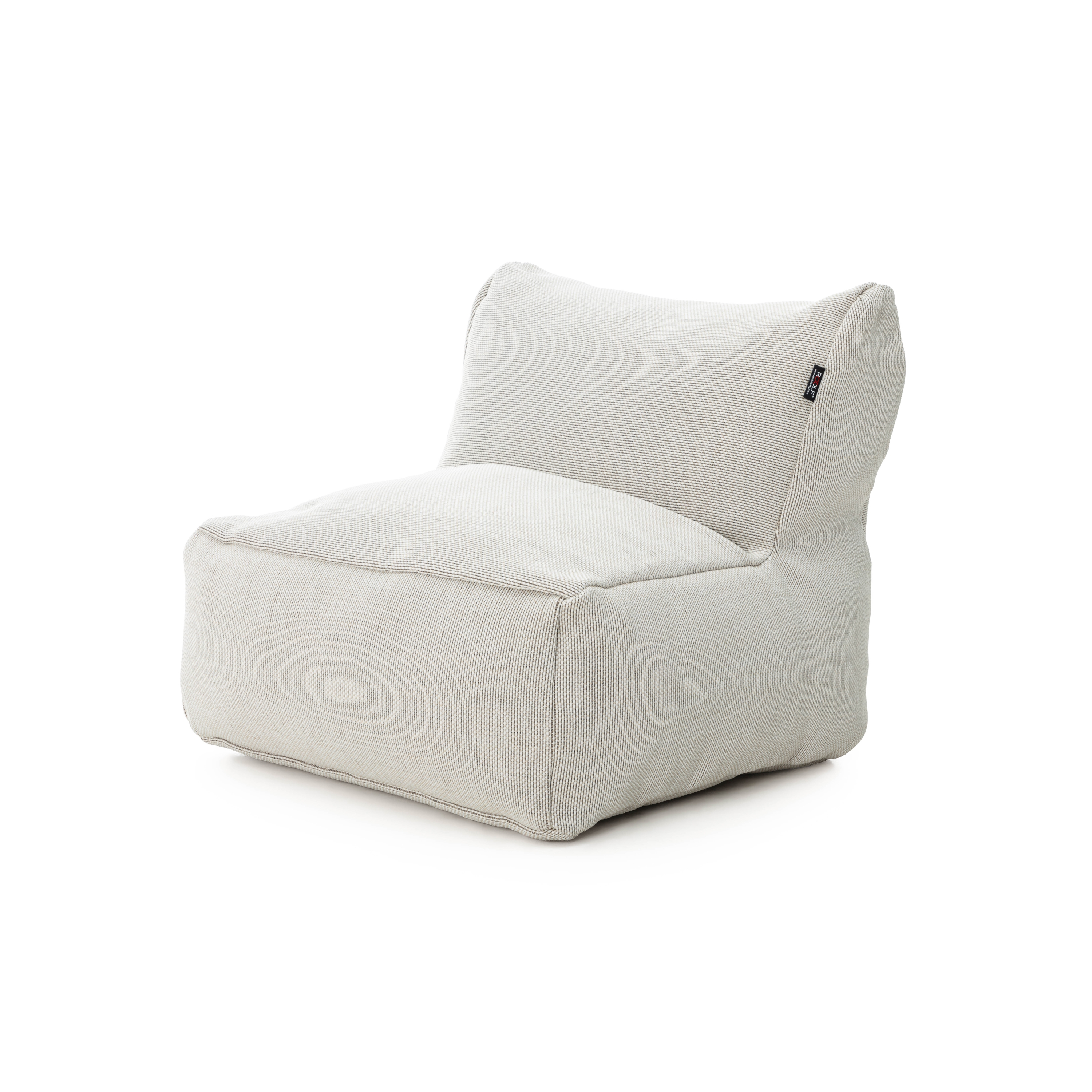Vertoon produk Dotty Pouf Medium White van vervaardiger Roolf Outdoor Living