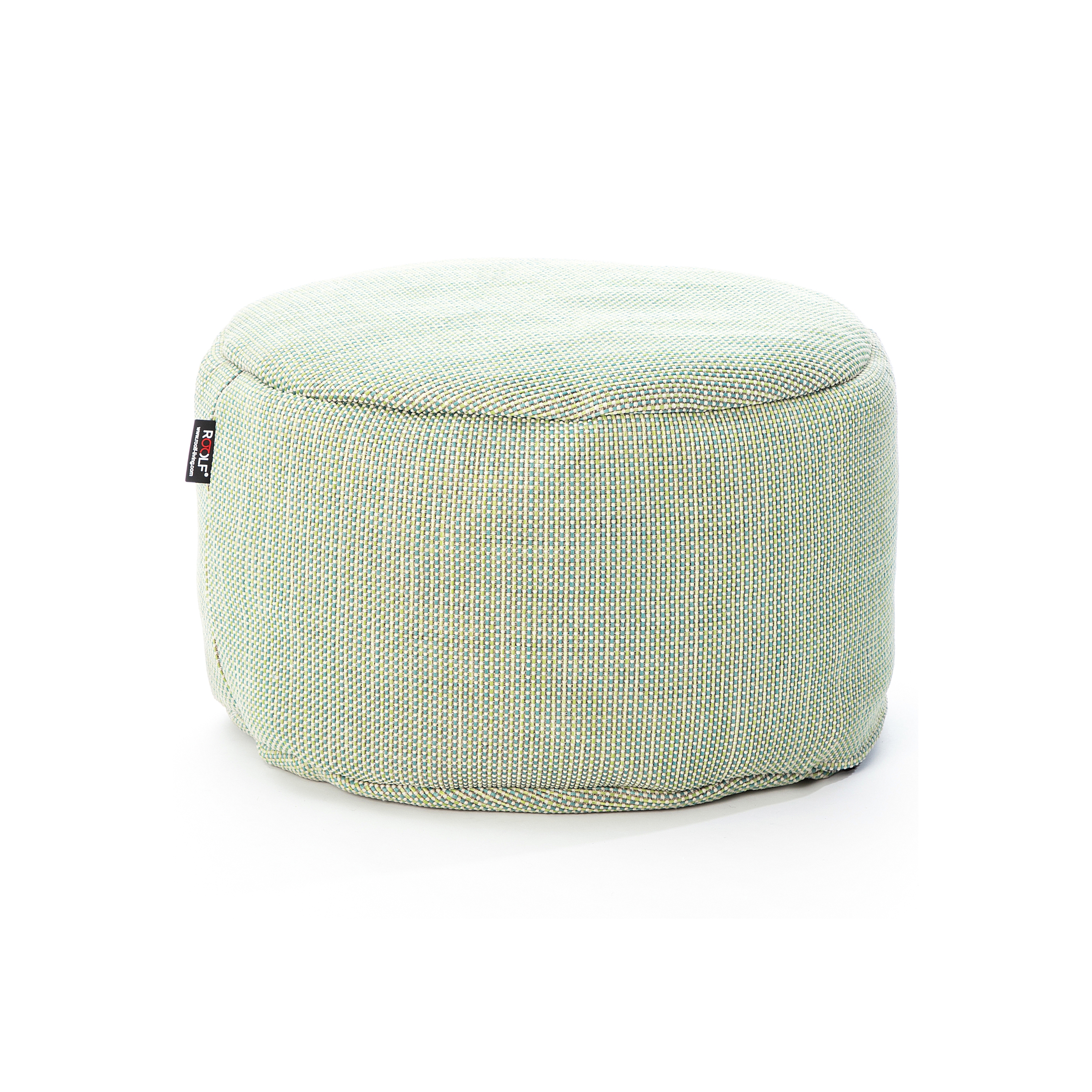 Display product DOTTY Round Pouf Ø 50 Cm Lime from manufacturer Roolf Outdoor Living