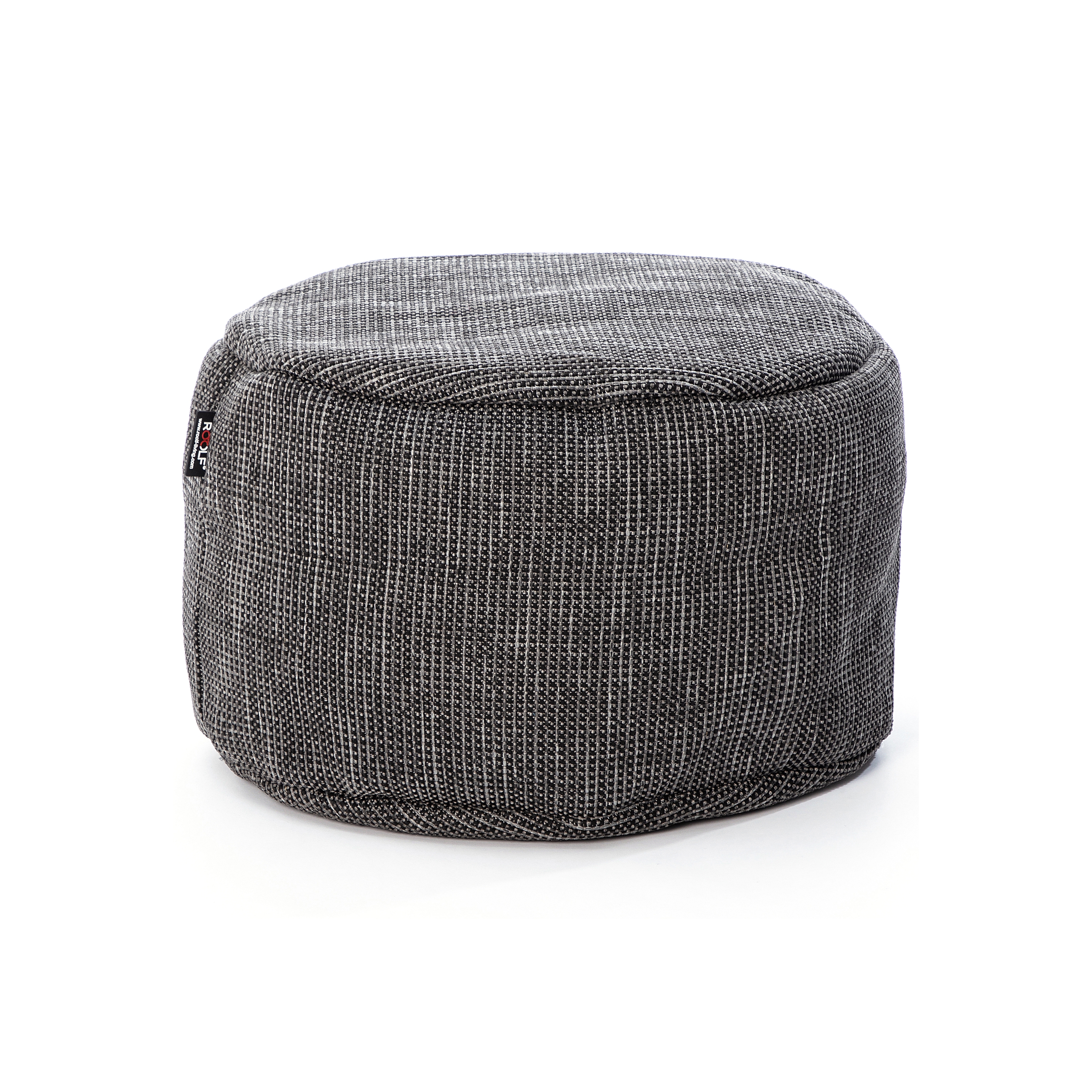 DOTTY Round Pouf Ø 70 Cm Anthracite