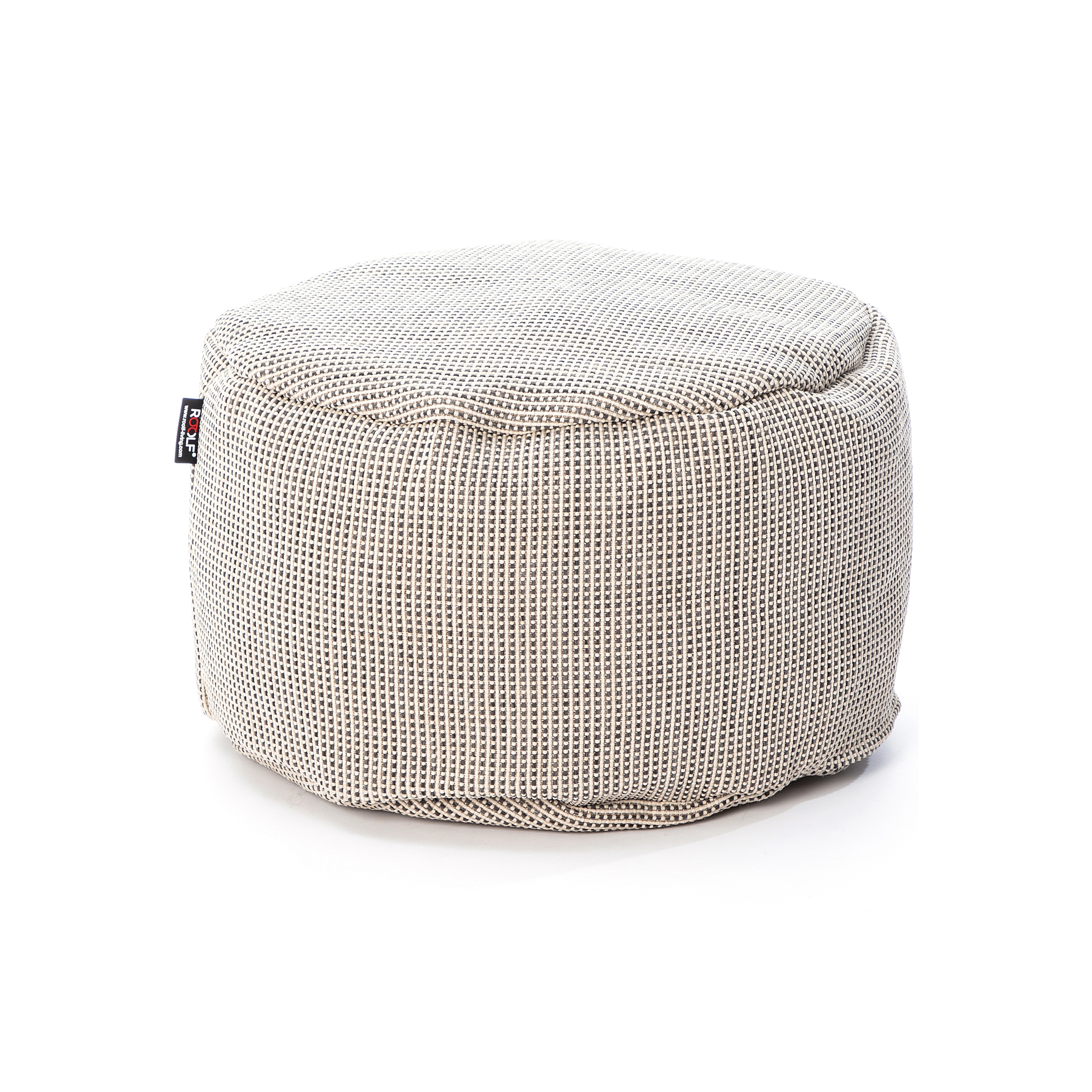 Display product DOTTY Round Pouf Ø 70 Cm Beige from manufacturer Roolf Outdoor Living