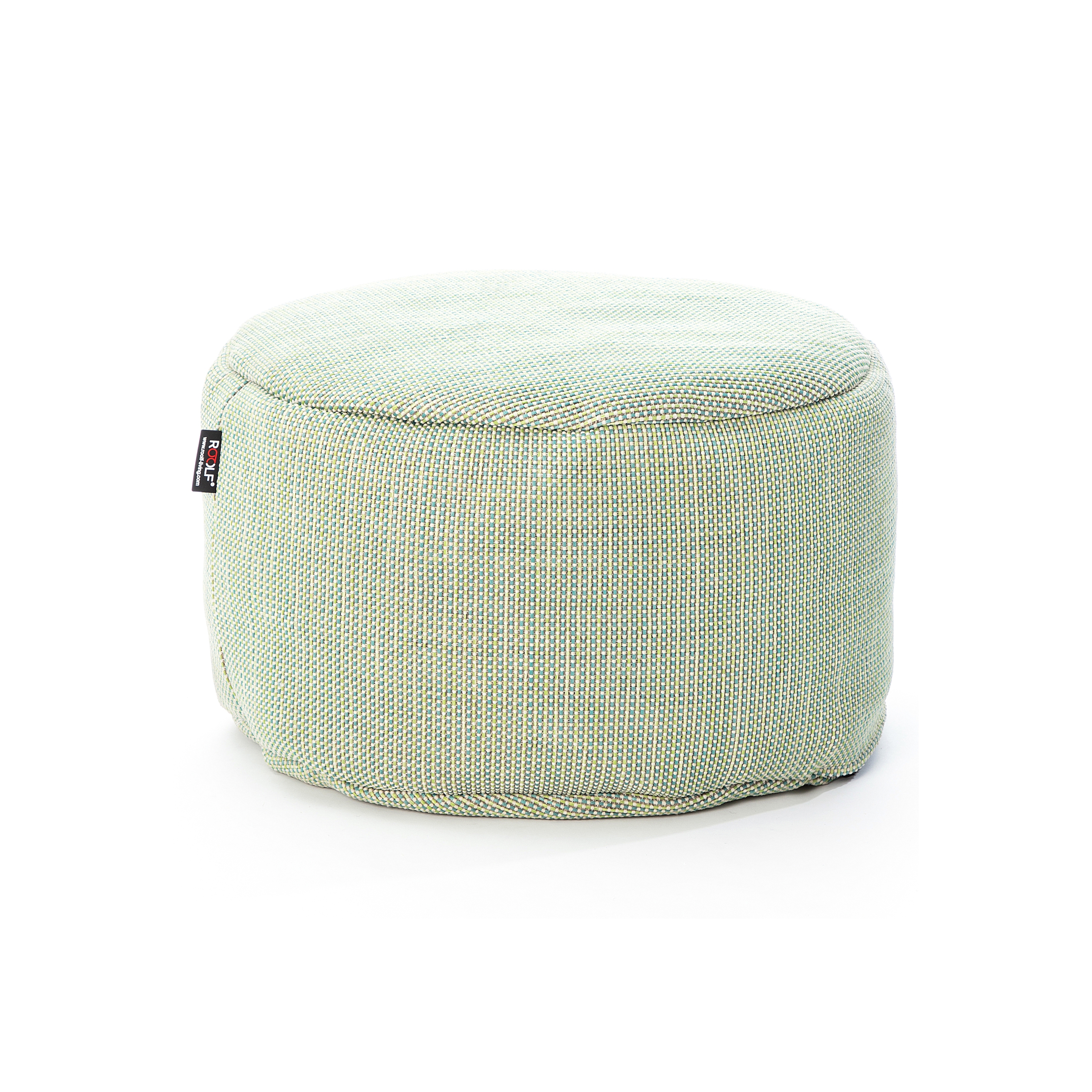 Produkt Dotty Round Pouf Ø 70 Cm Lime des Herstellers Roolf Outdoor Living anzeigen