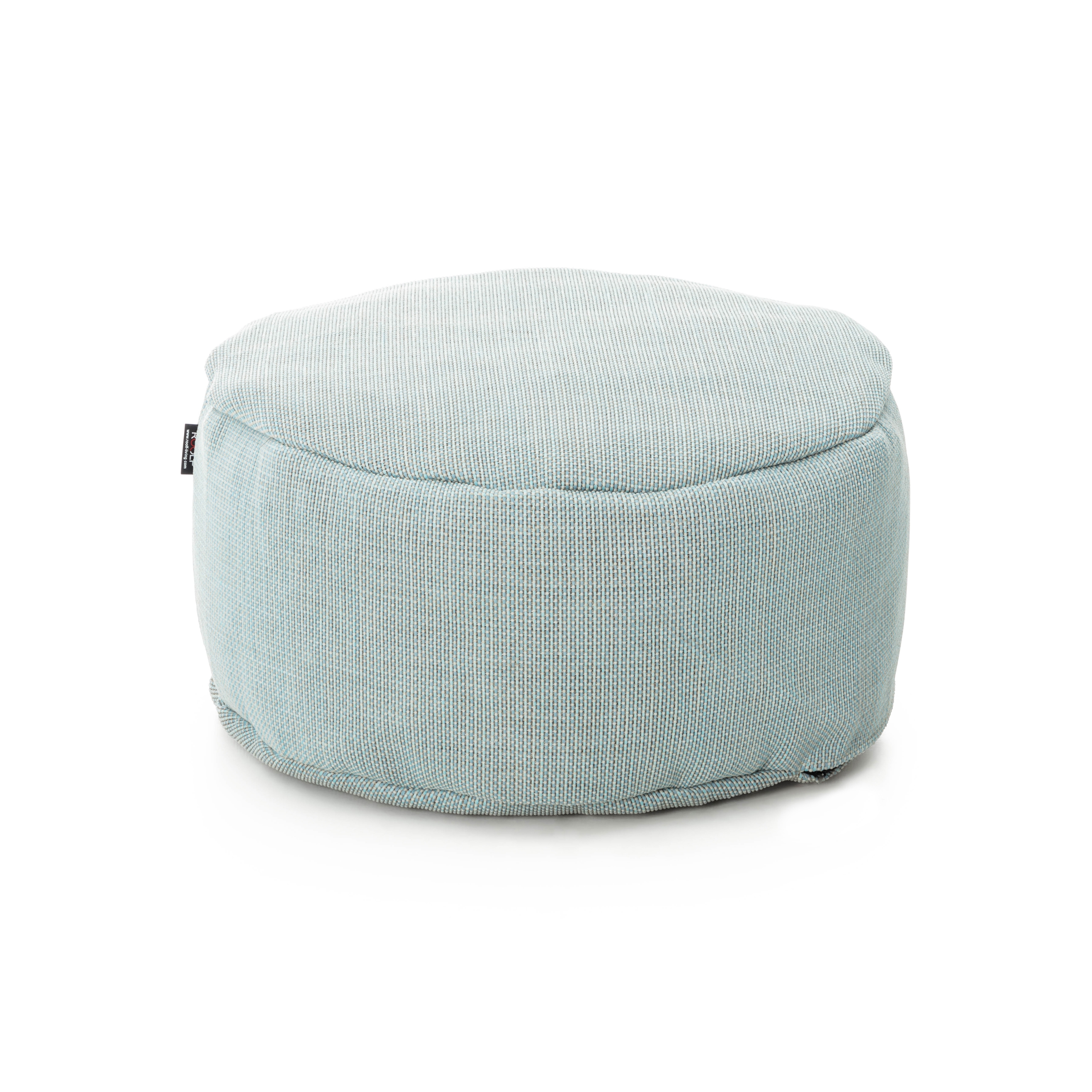 DOTTY Round Puff Ø 70 cm Pastellblau