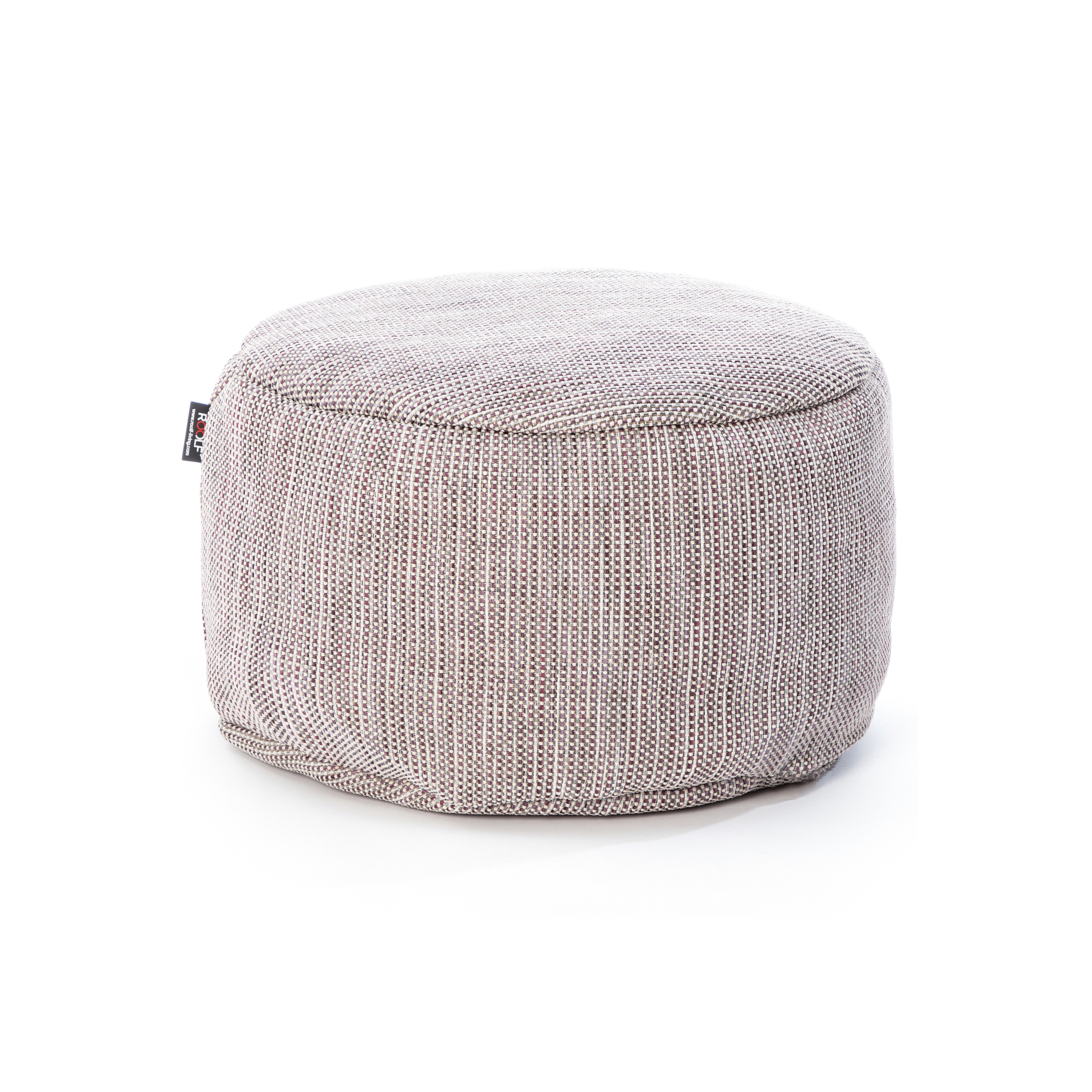 DOTTY Round Puff Ø 70 cm Pflaume