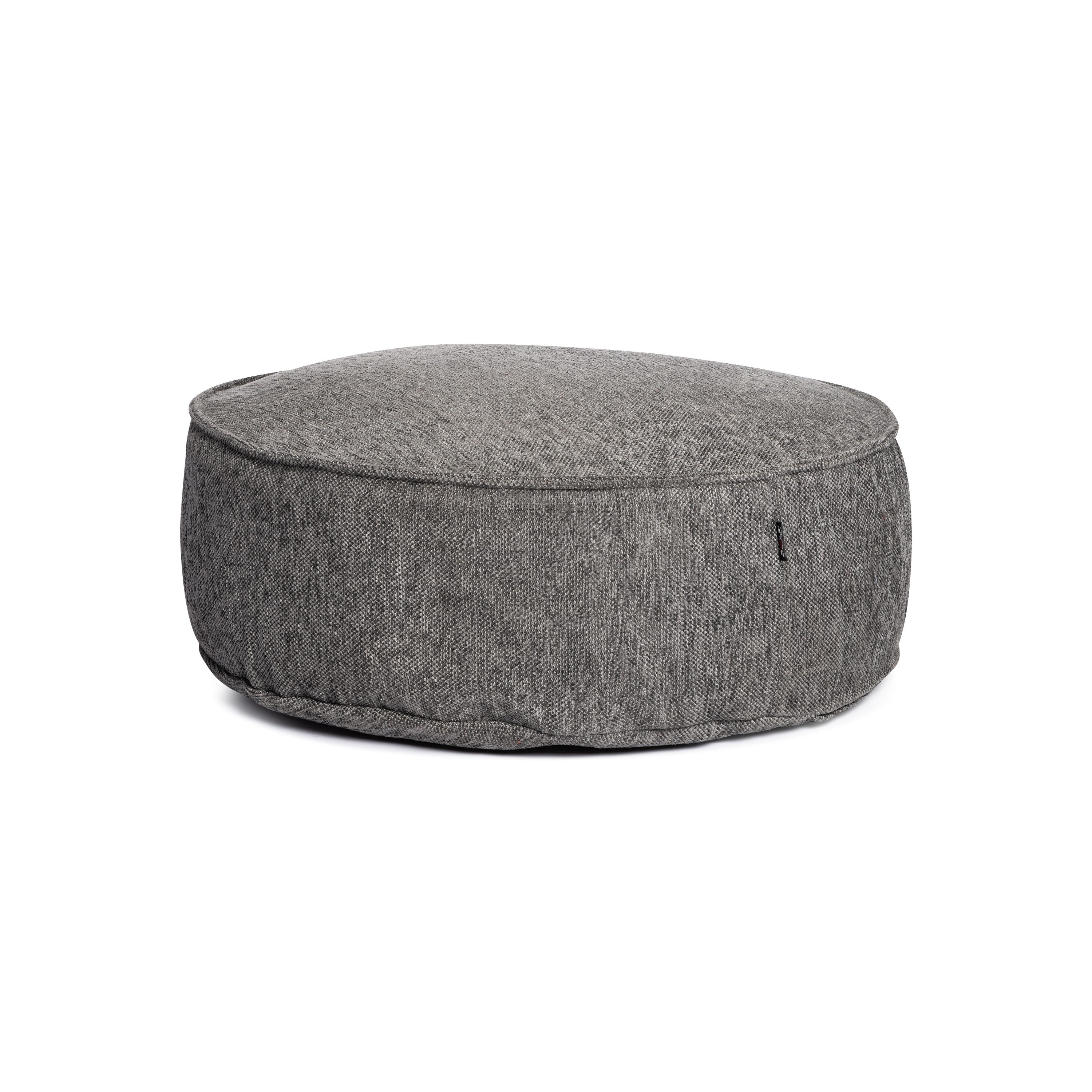 Pouf rotondo Silky Antracite