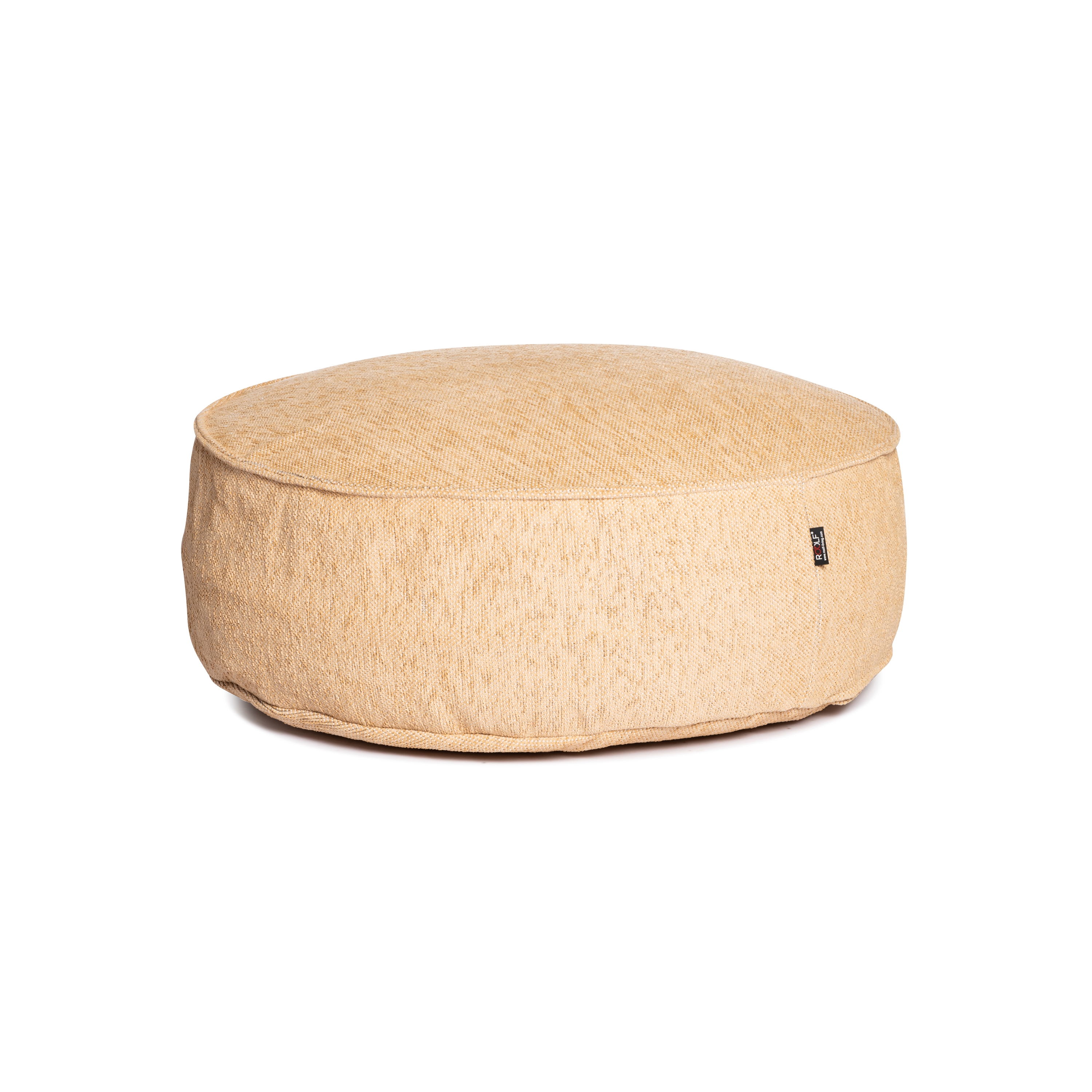Pouf rotondo Silky Oro