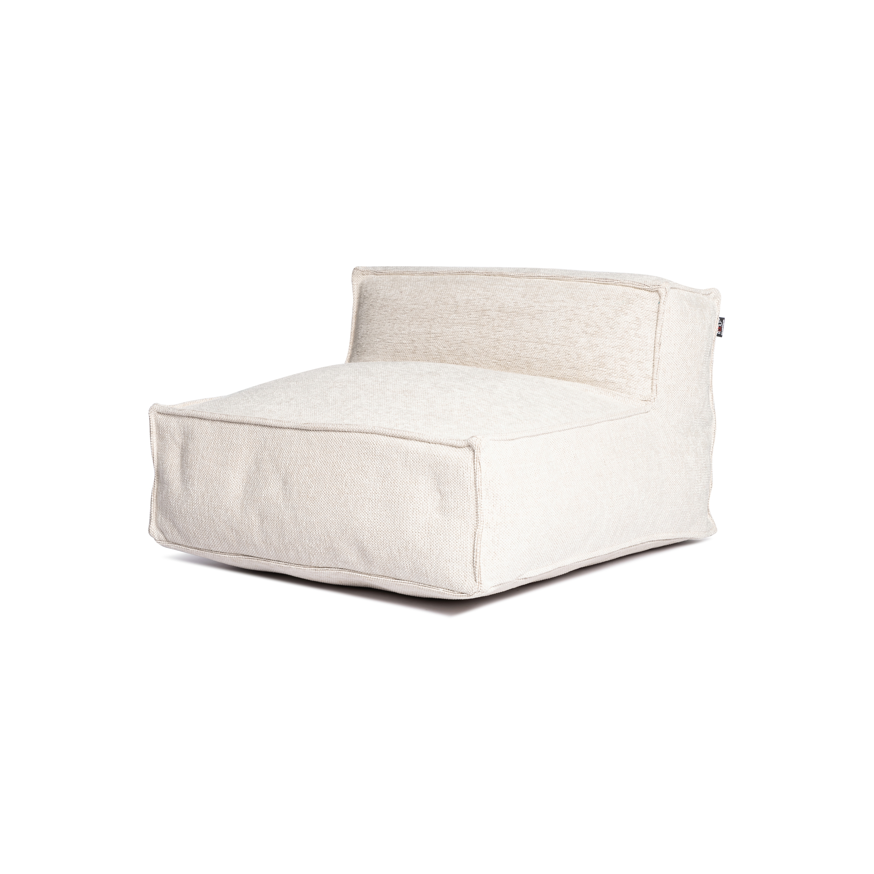 Silky Single Seat Pouf Beige