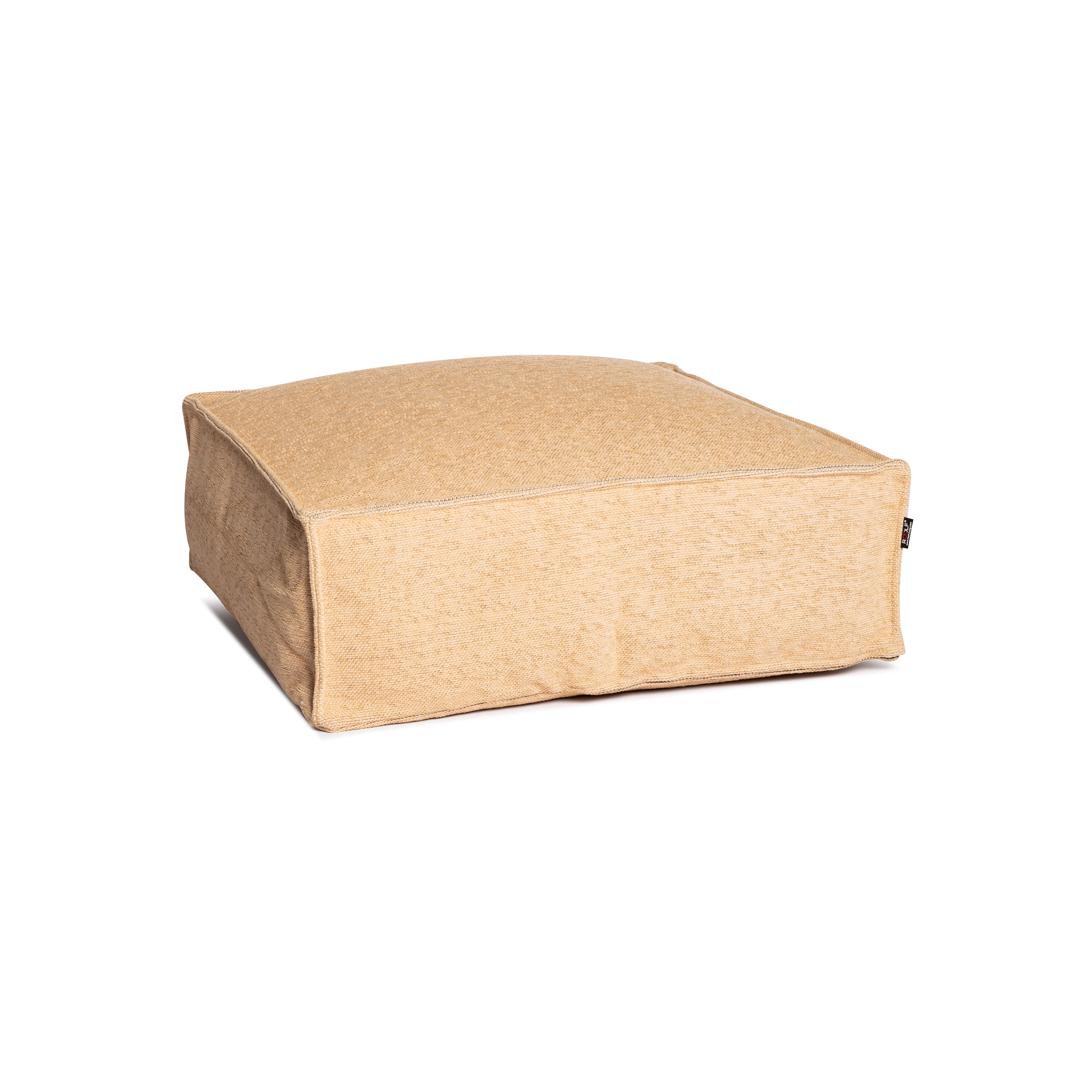 Pouf quadrato Silky Oro