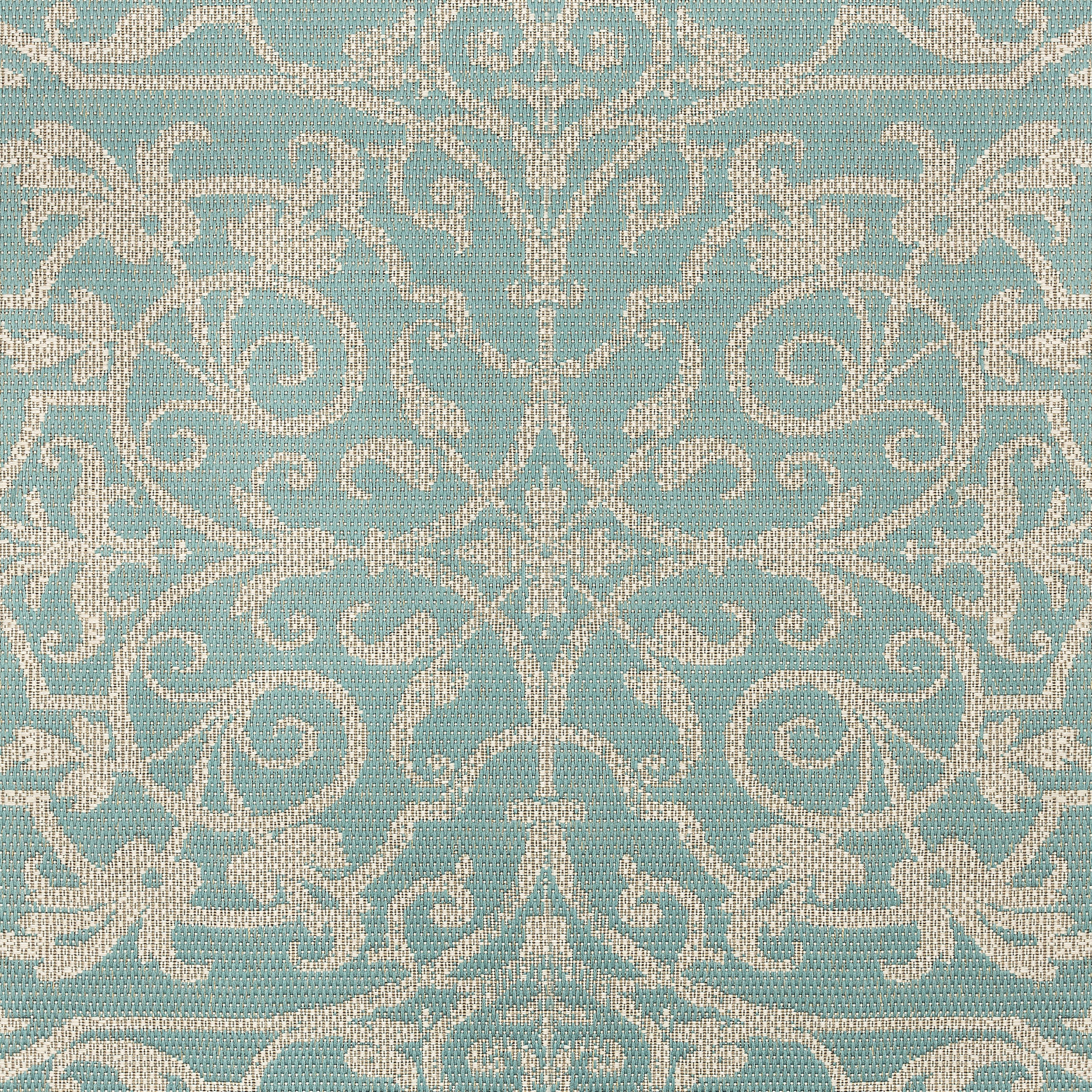 Summer Quai Outdoor Carpet Turquoise