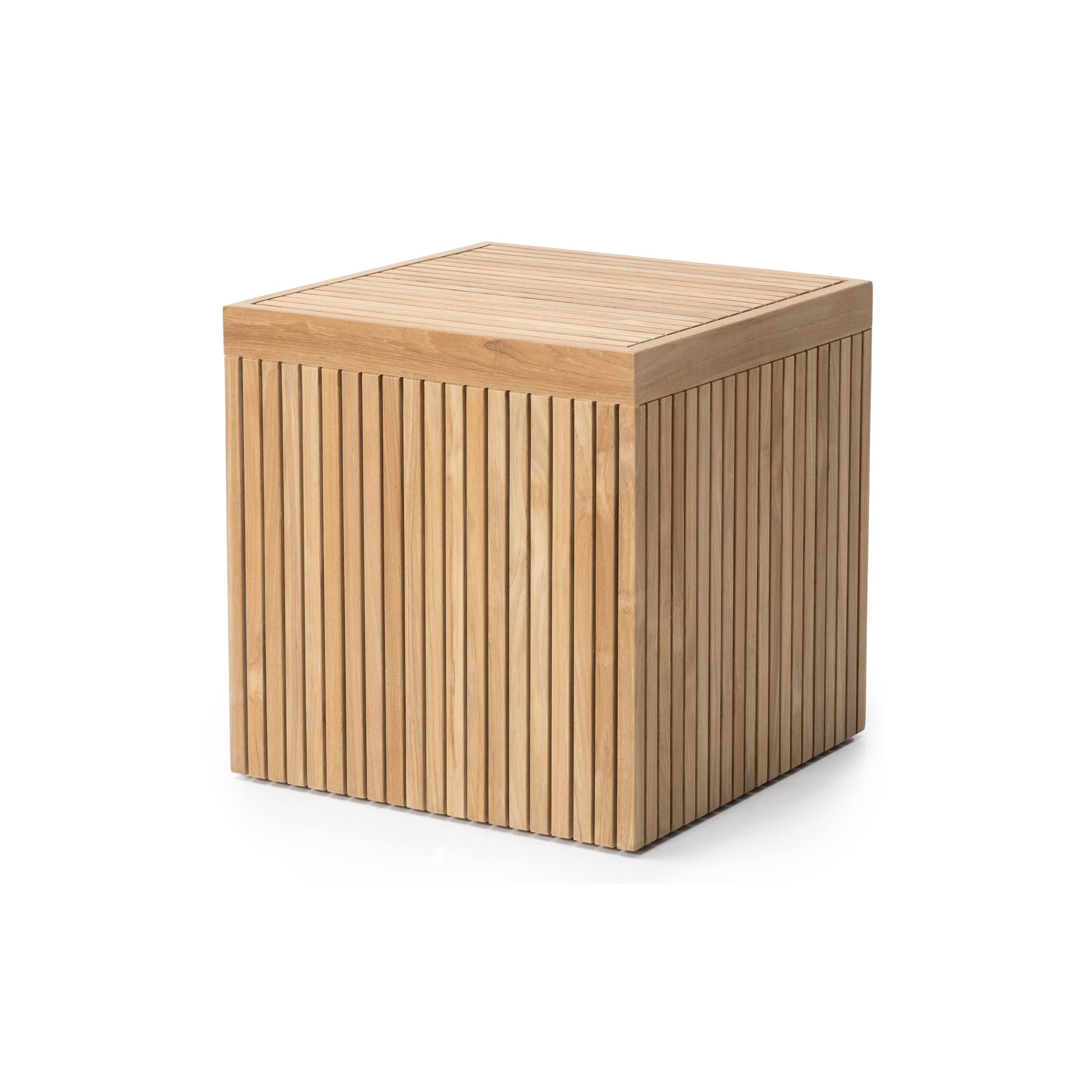 Display product Dotty Teak Cube Table from manufacturer Roolf Outdoor Living