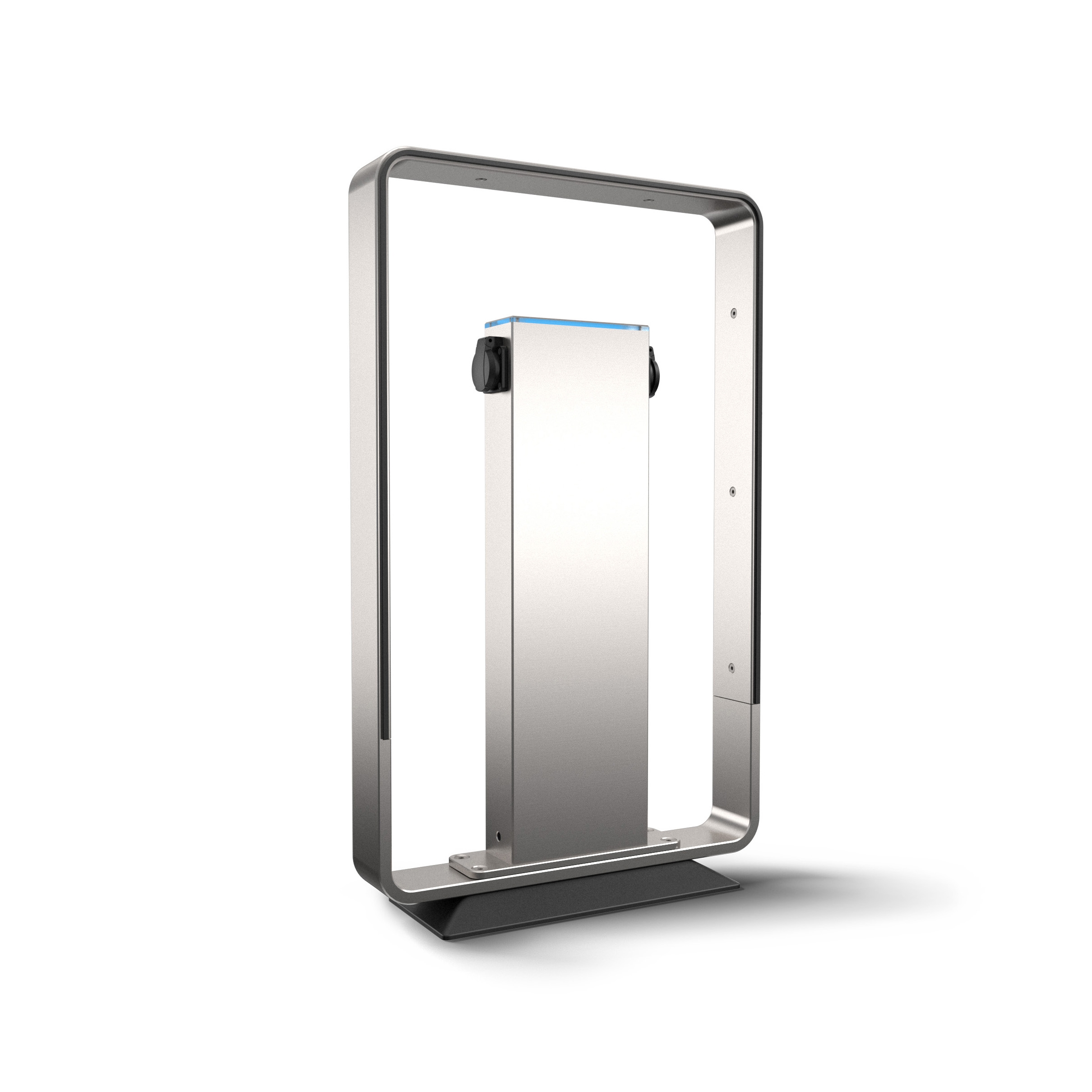 Display product Q-RACK E-Plug Charging Station from manufacturer AttiaDesign