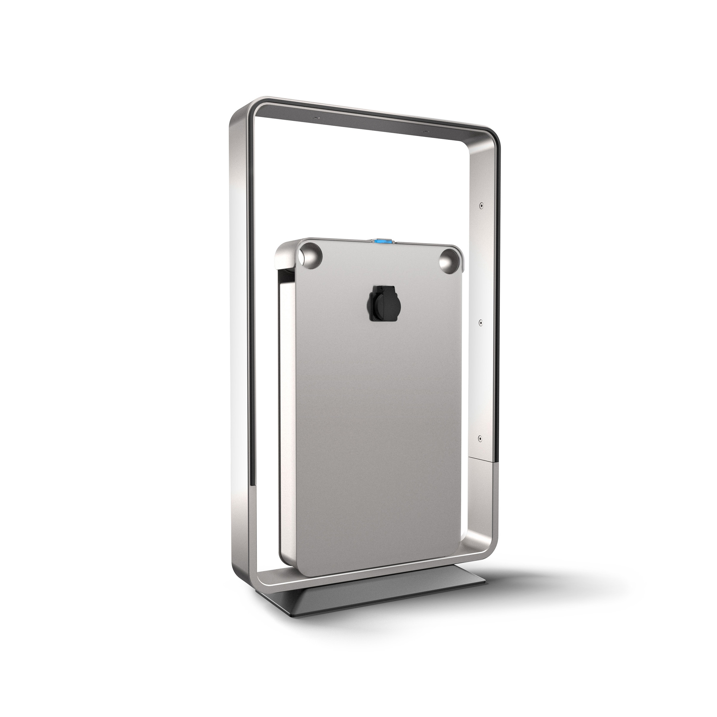 Display product Q-RACK E-Lock Charging Station from manufacturer AttiaDesign