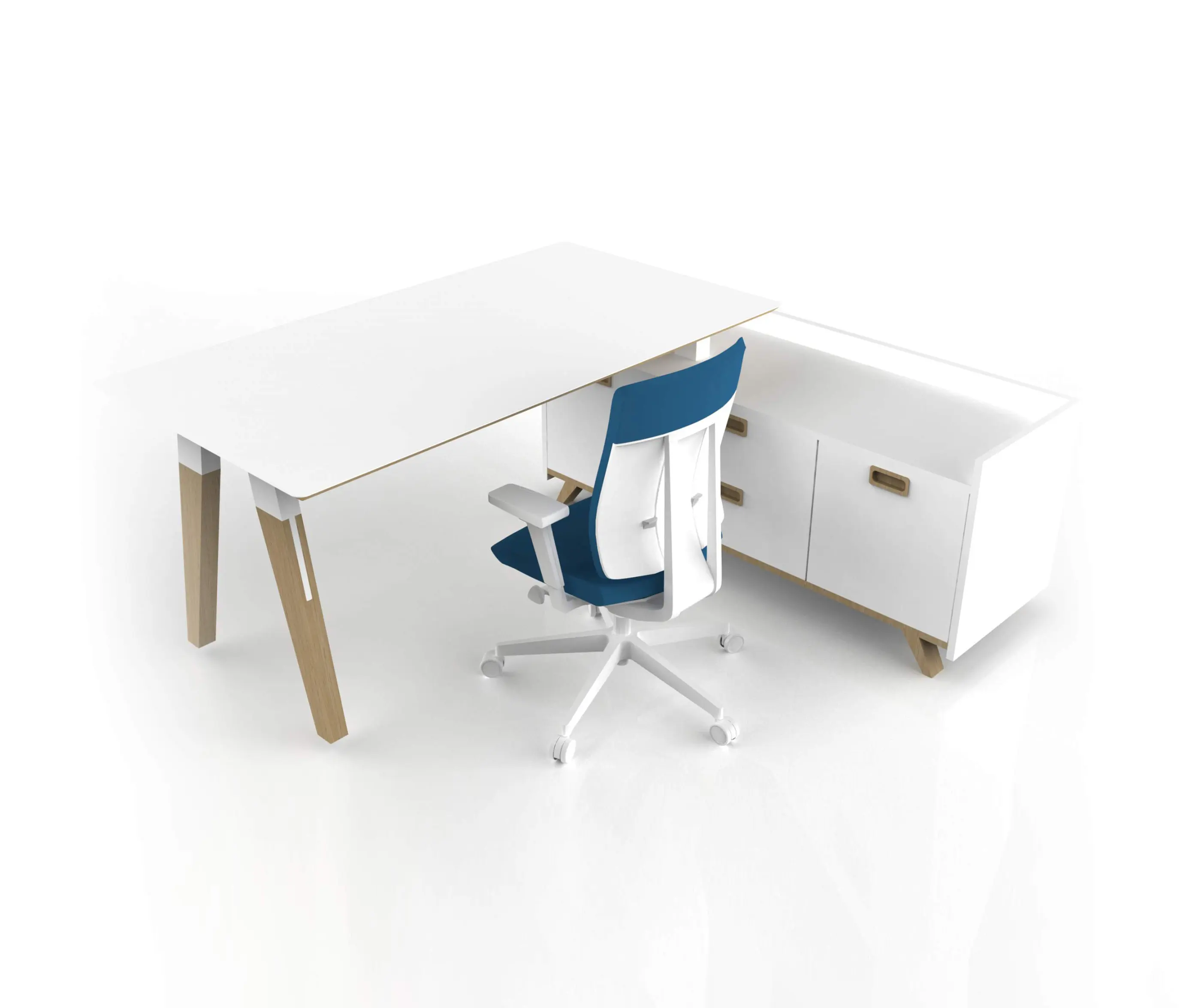 Menexes - Aranea Exclusive Office Desk with sideboard
