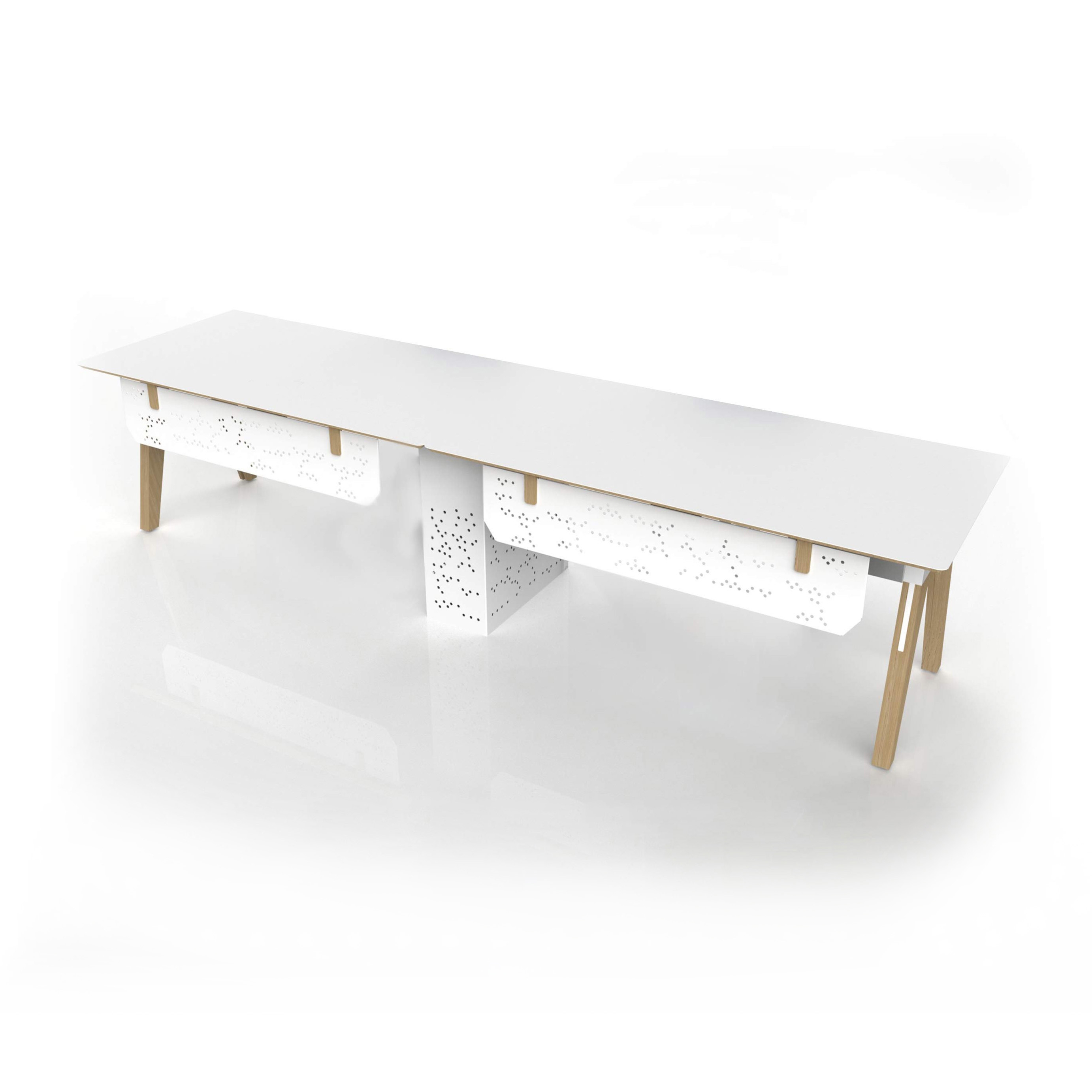 Display product Aranea 2 People Work Station from manufacturer Menexes