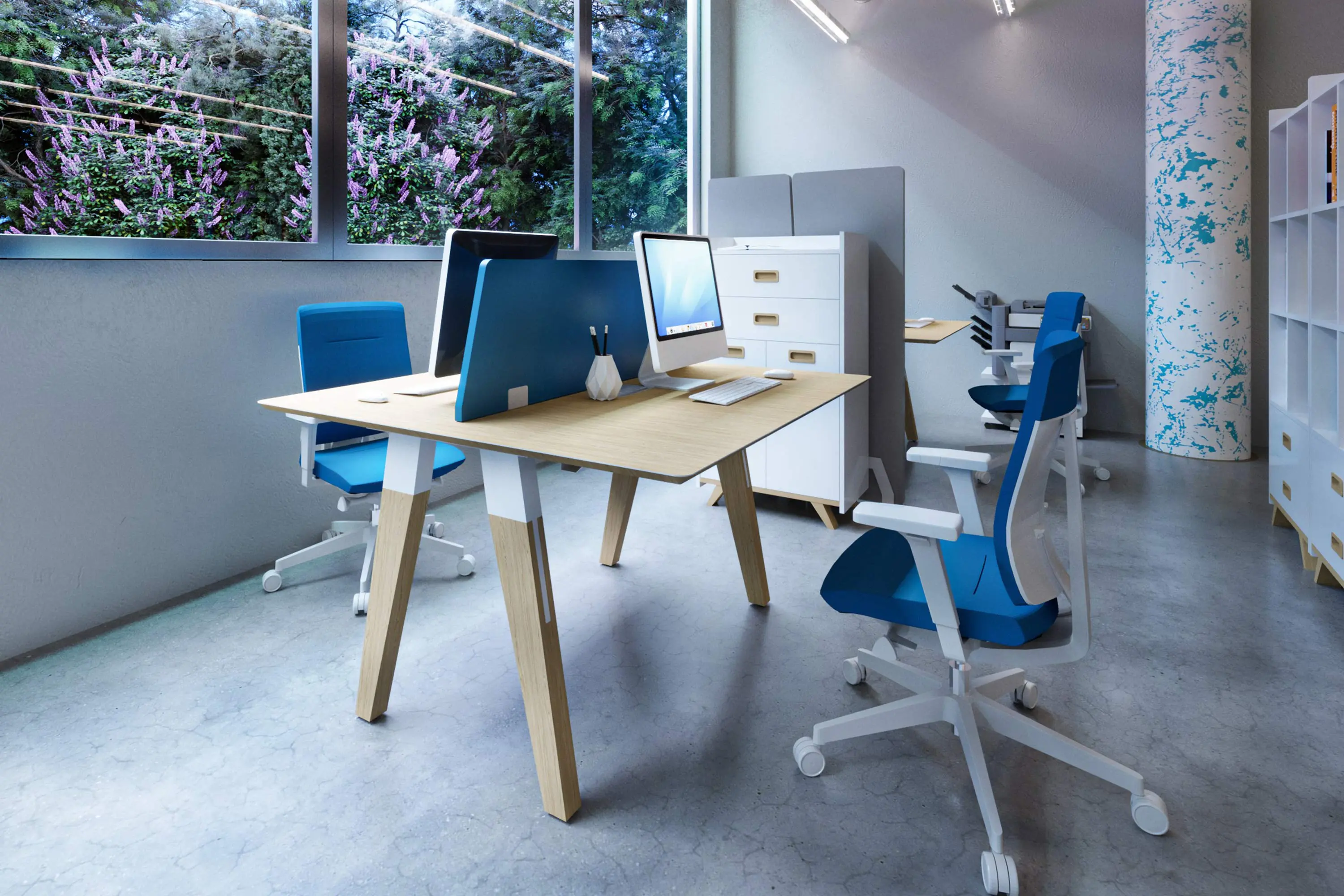 Menexes - Aranea 2 People Work Station