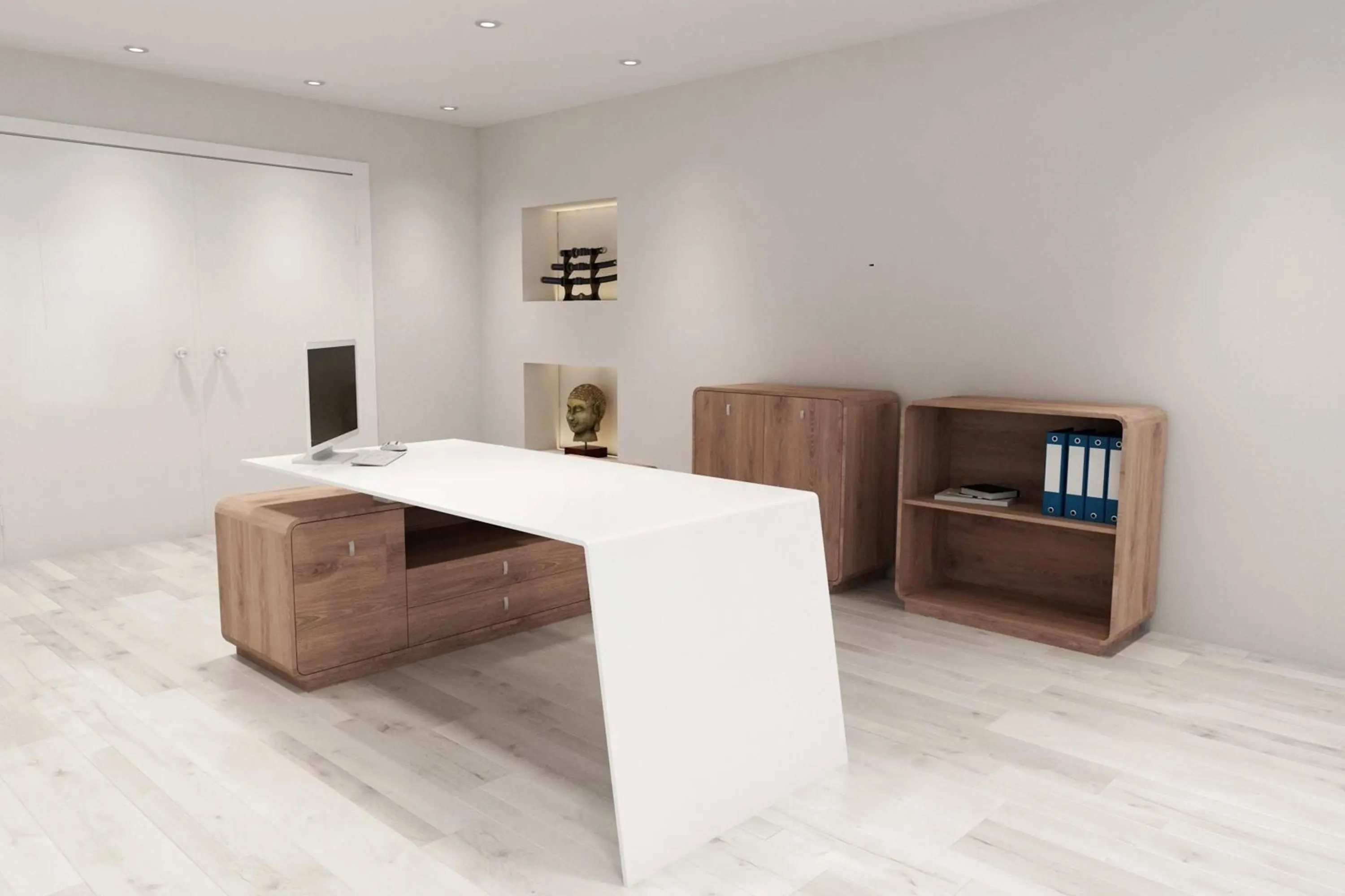 Menexes - Vog Cabinet with open shelves