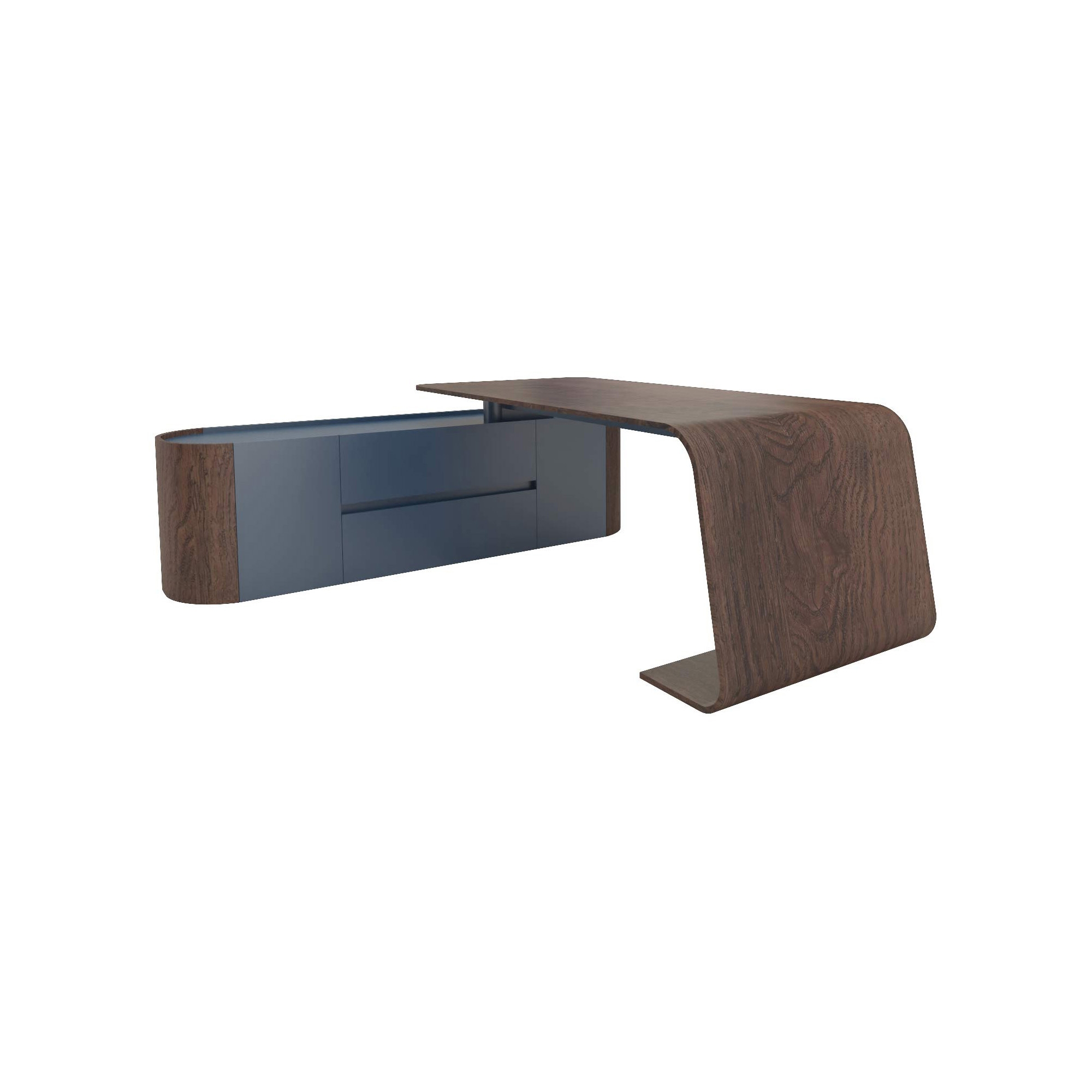 Display product Wind Exclusive Office Desk with sideboard from manufacturer Menexes