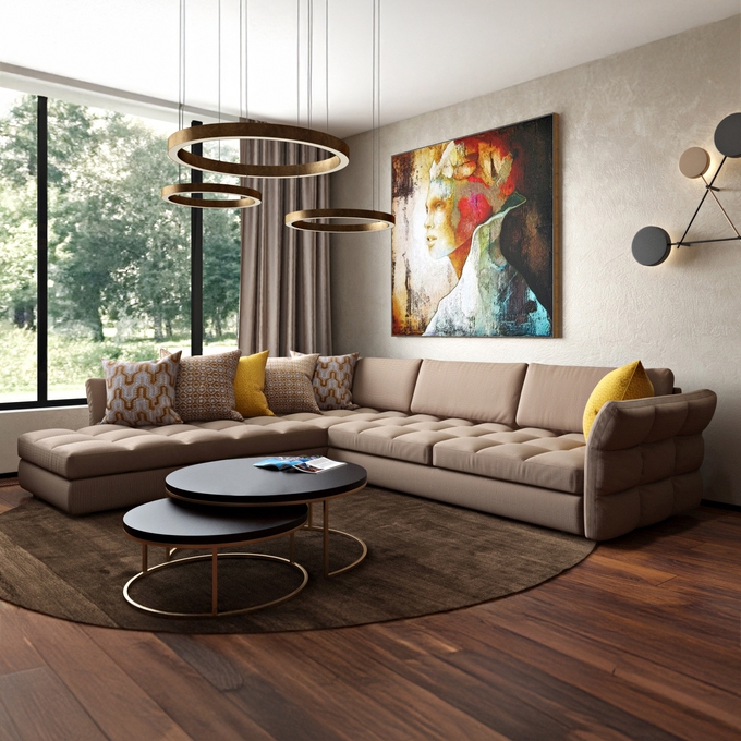 Display product Soft | Corner composition sofa from manufacturer PROTEAS